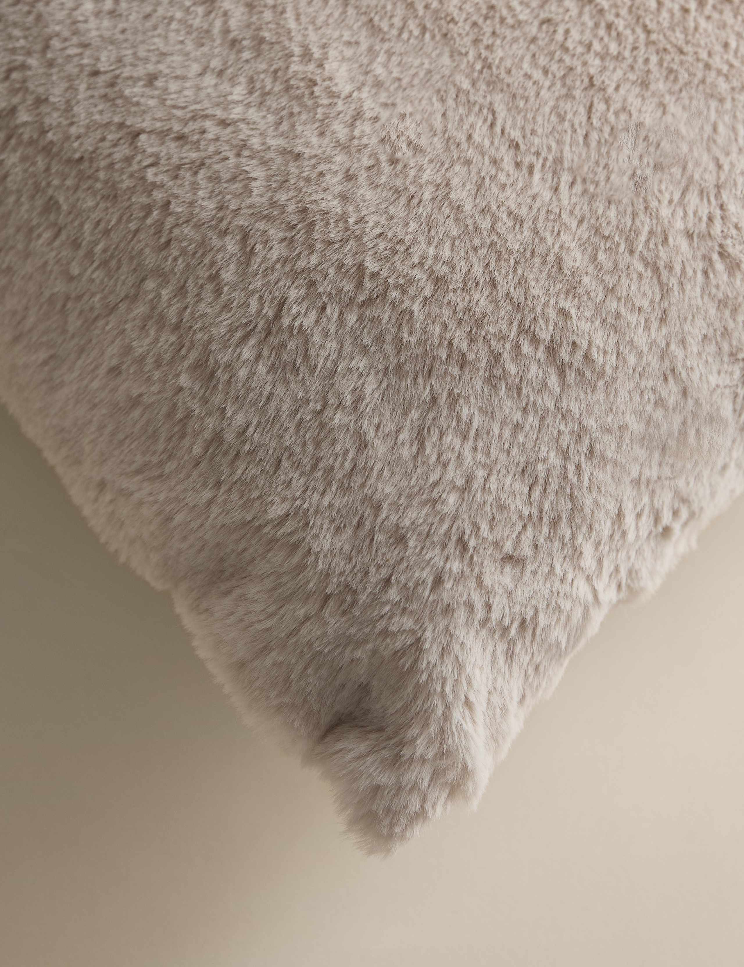Supersoft Faux Fur Large Bolster Cushion 4 of 4