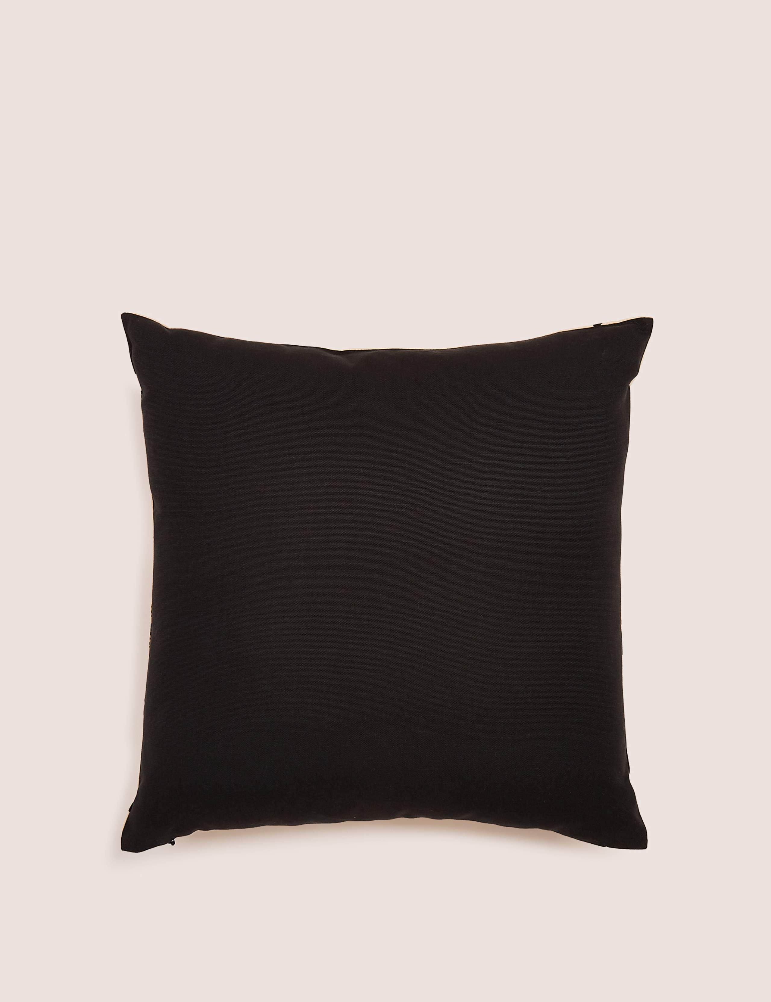 Pure Cotton Cheetah Embroidered Cushion 4 of 5
