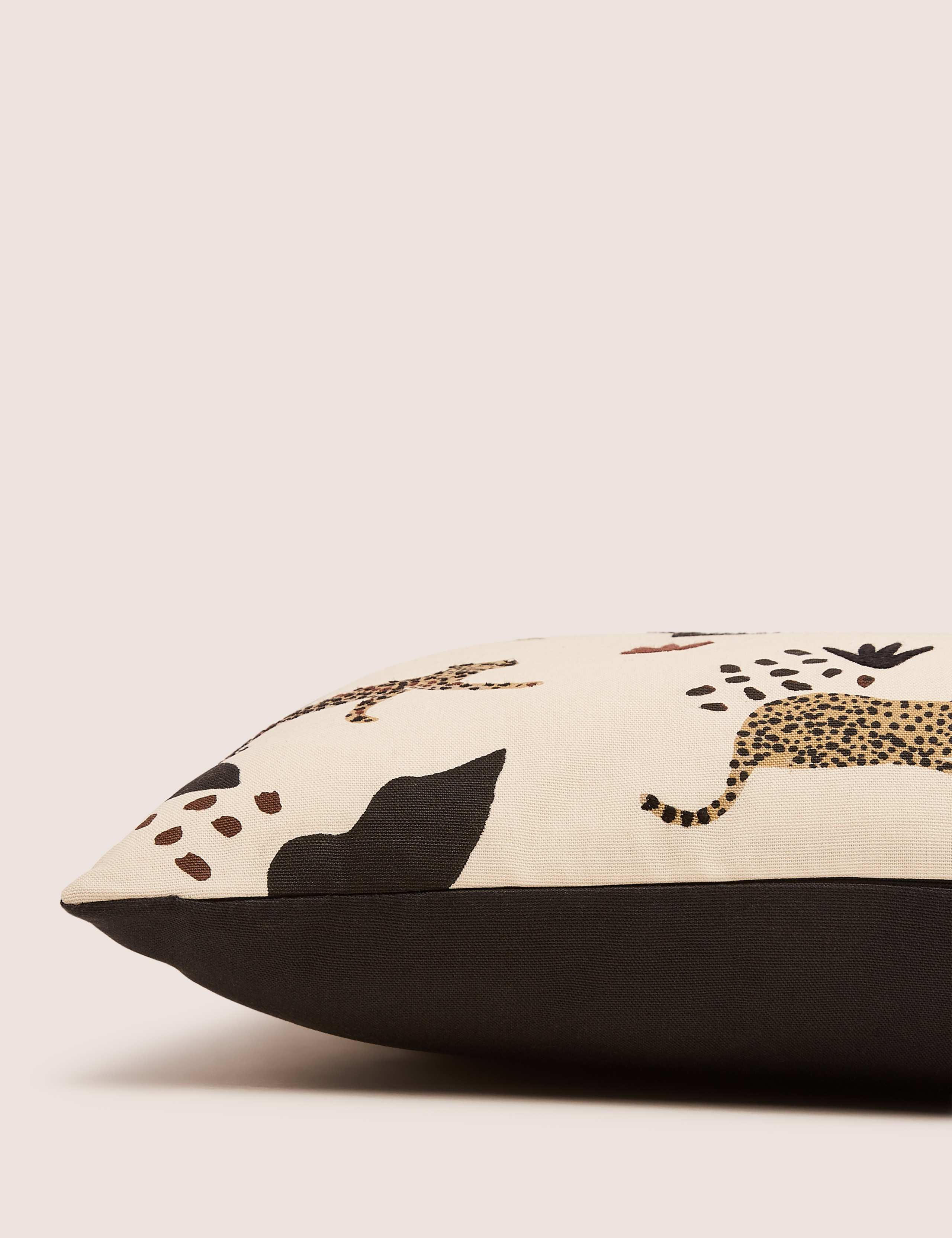 Pure Cotton Cheetah Embroidered Cushion 2 of 5
