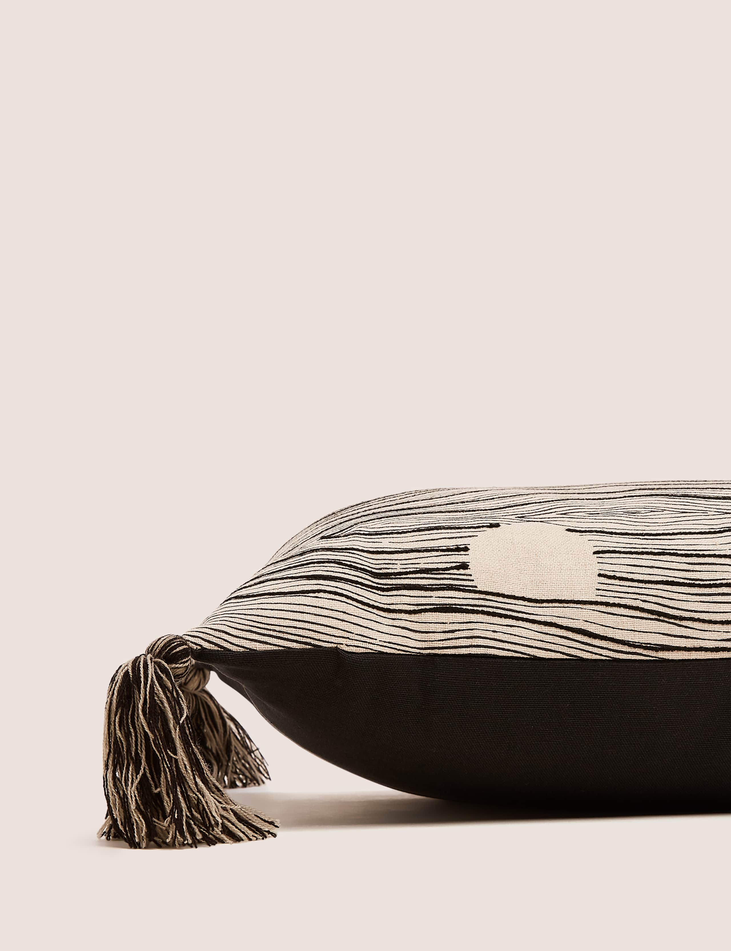 Embroidered Linear Spot Rectangle Cushion 4 of 5
