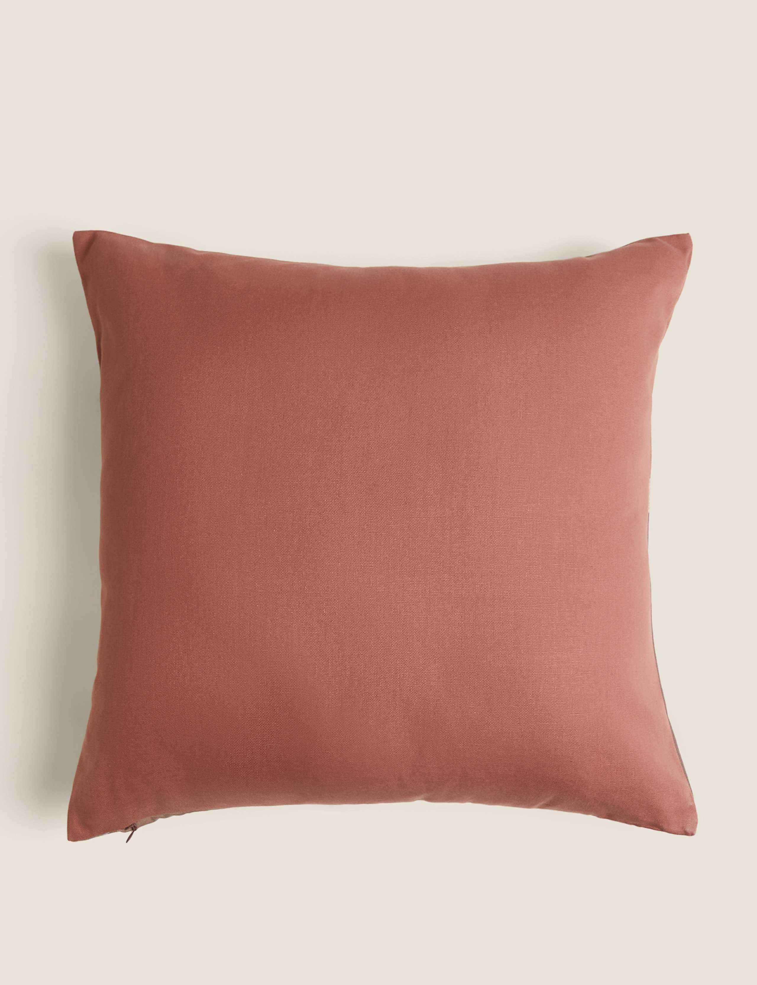 Colour Block Embroidered Cushion 2 of 5