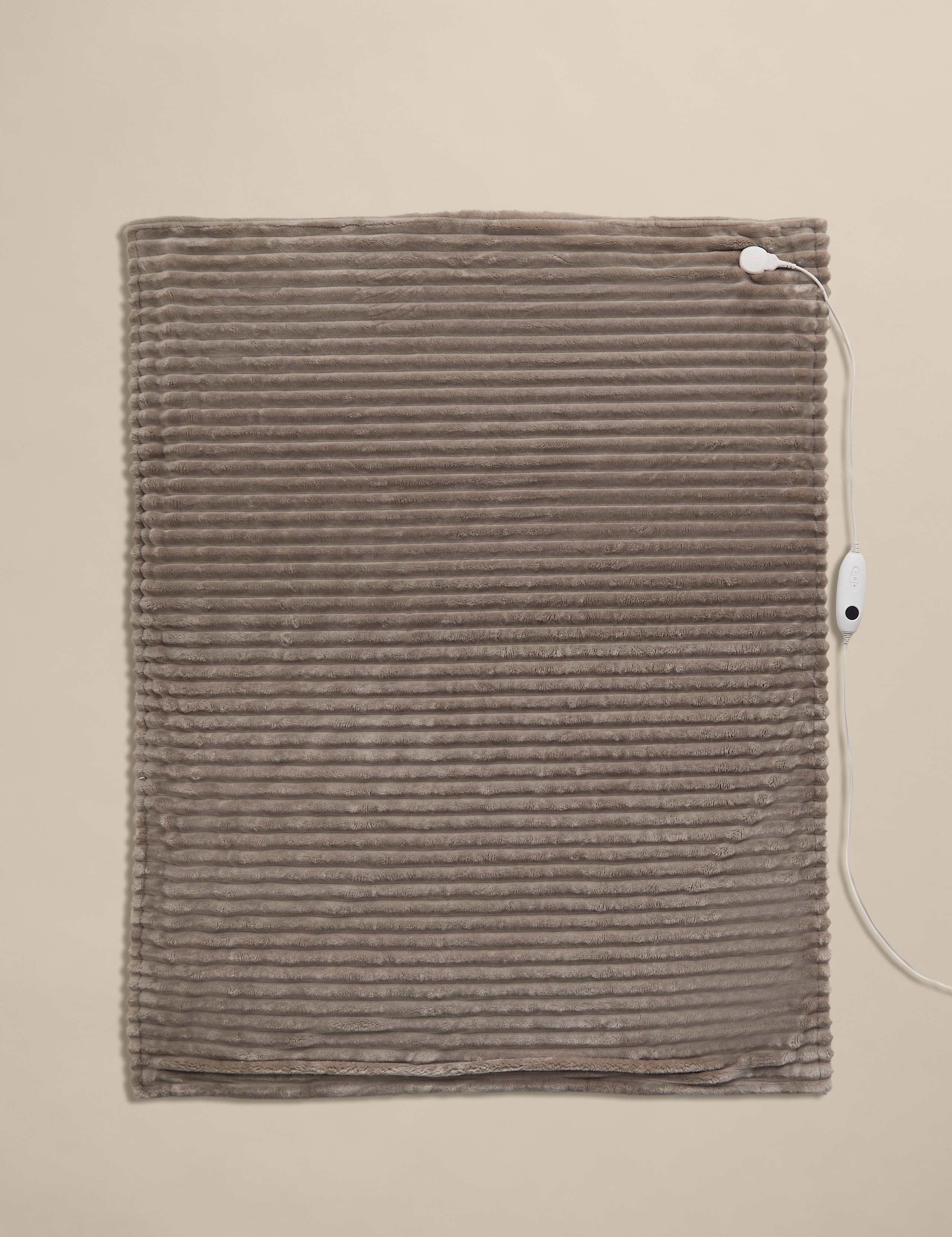 Ribbed Fleece Electric Throw 3 of 4