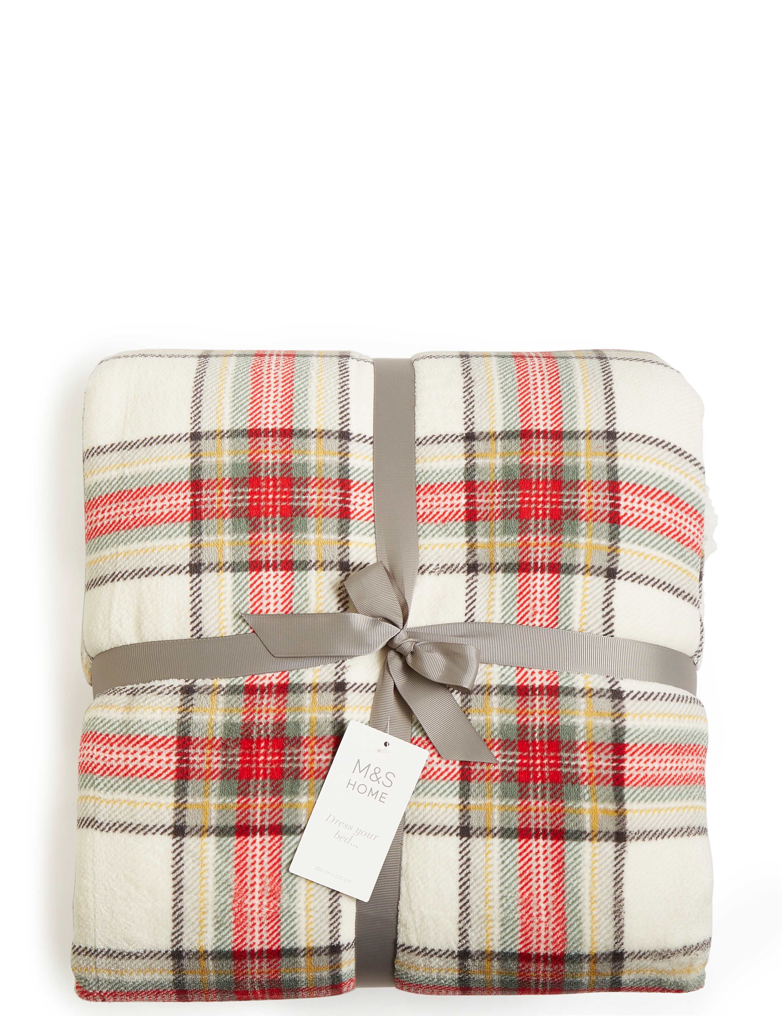 Austin Checked Fleece Throw 4 of 4