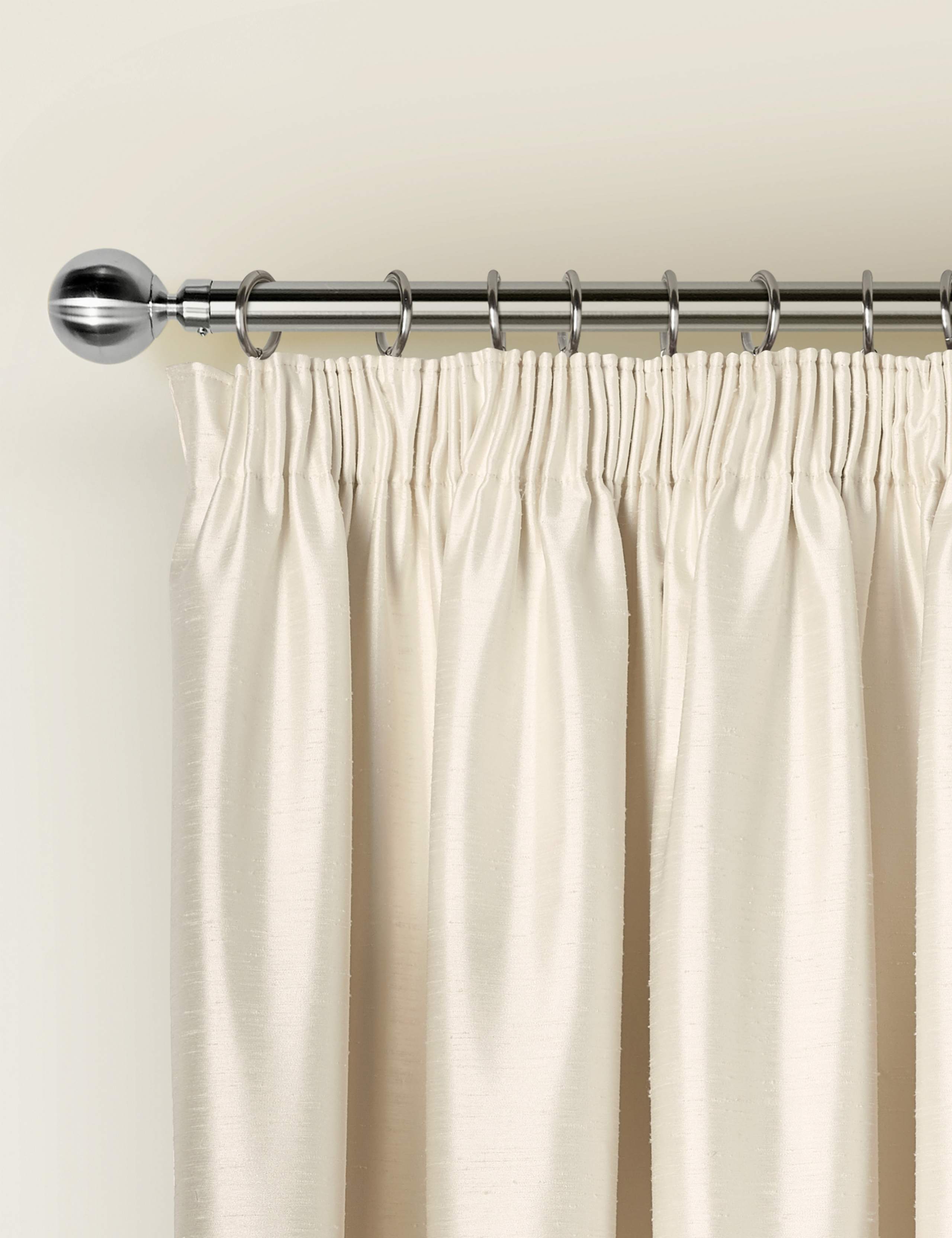 Faux Silk Pencil Pleat Blackout Curtains 2 of 2