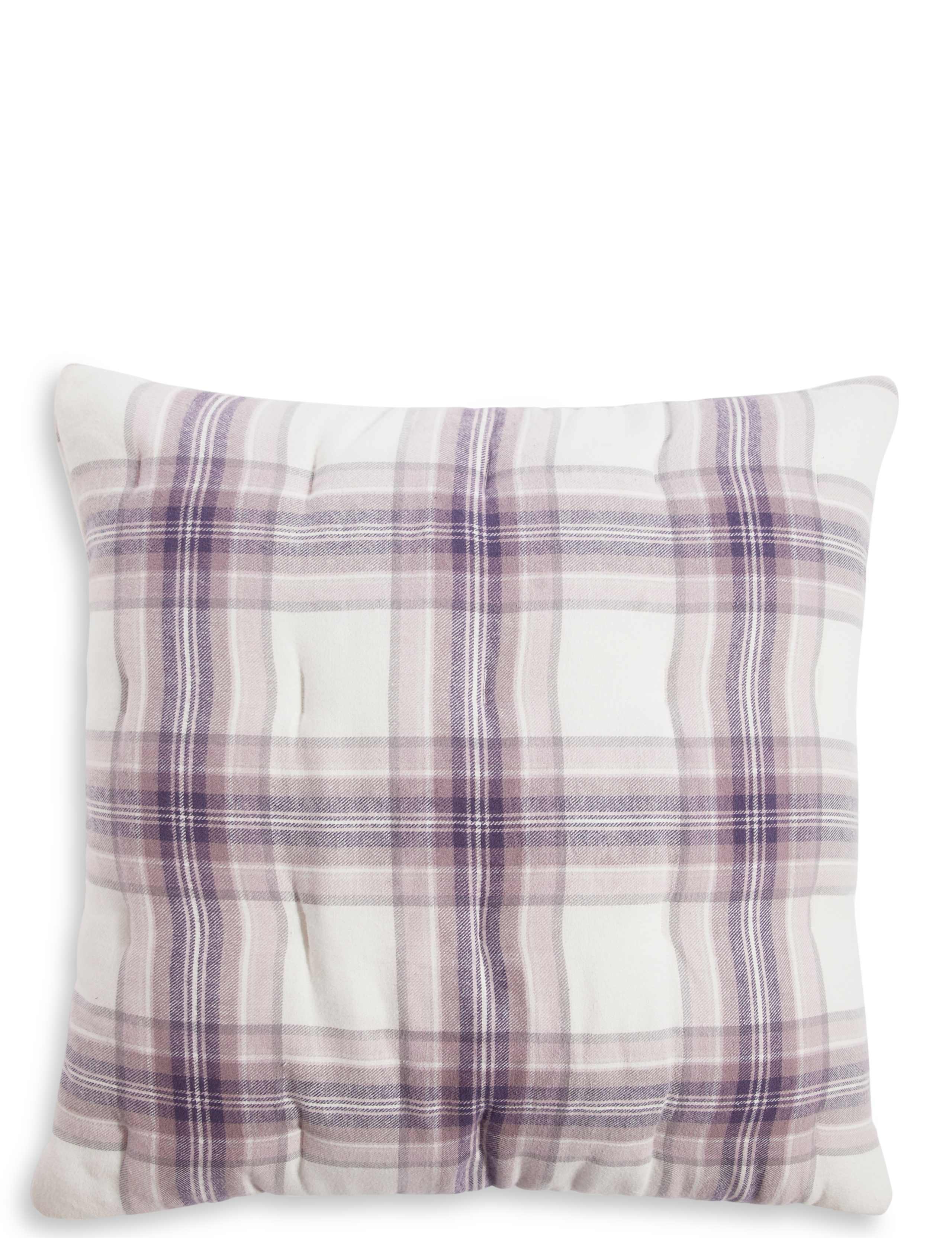 Austin Check Brushed Cushion 1 of 2