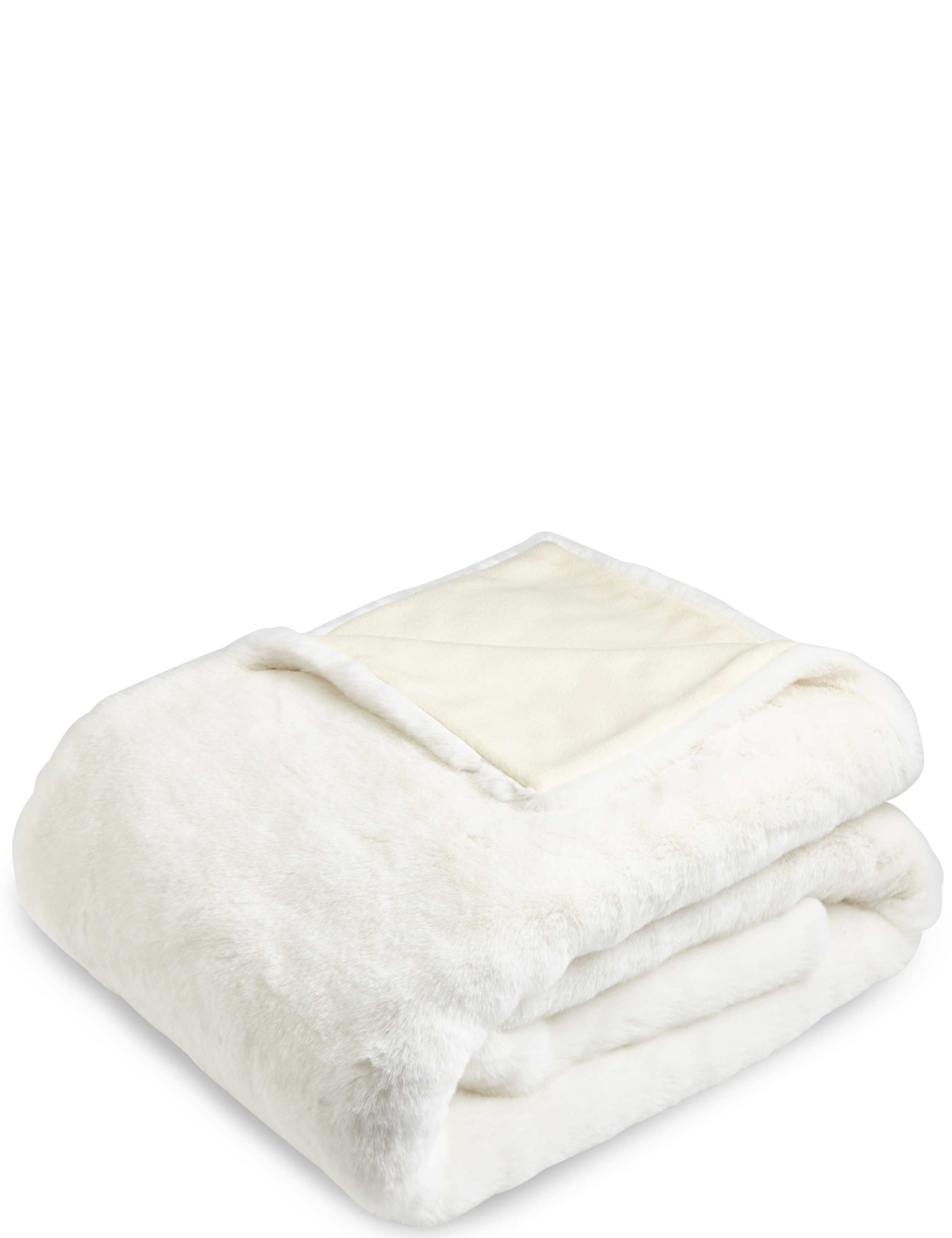 Faux Fur Throw Large 1 of 2