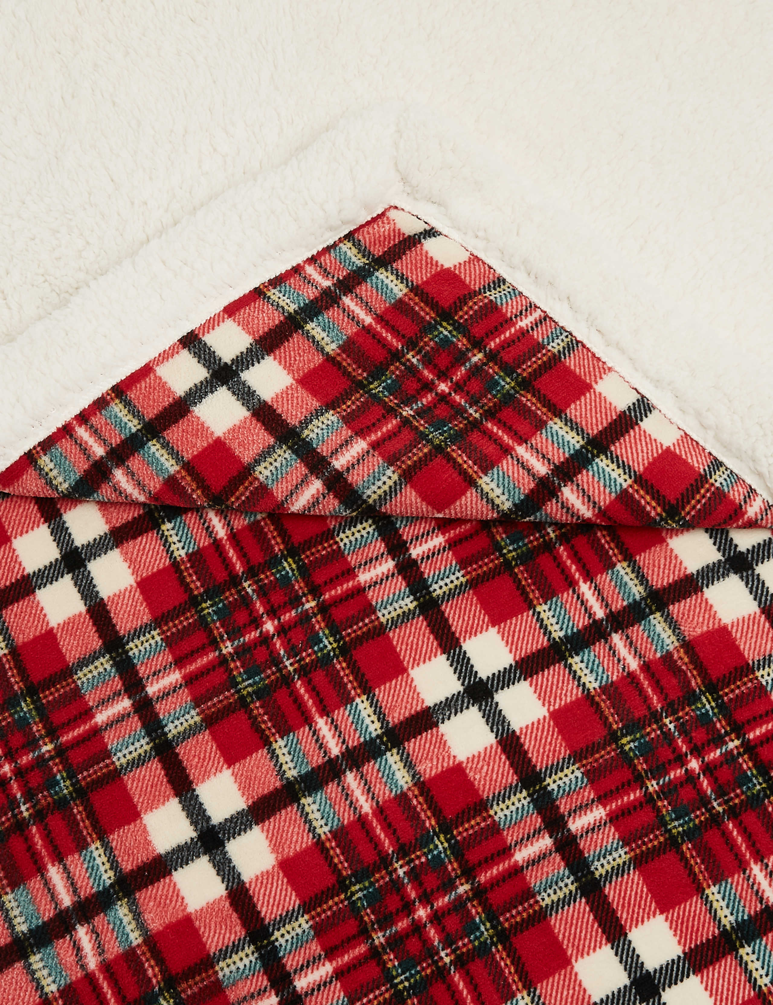 Fleece Checked Throw 4 of 6