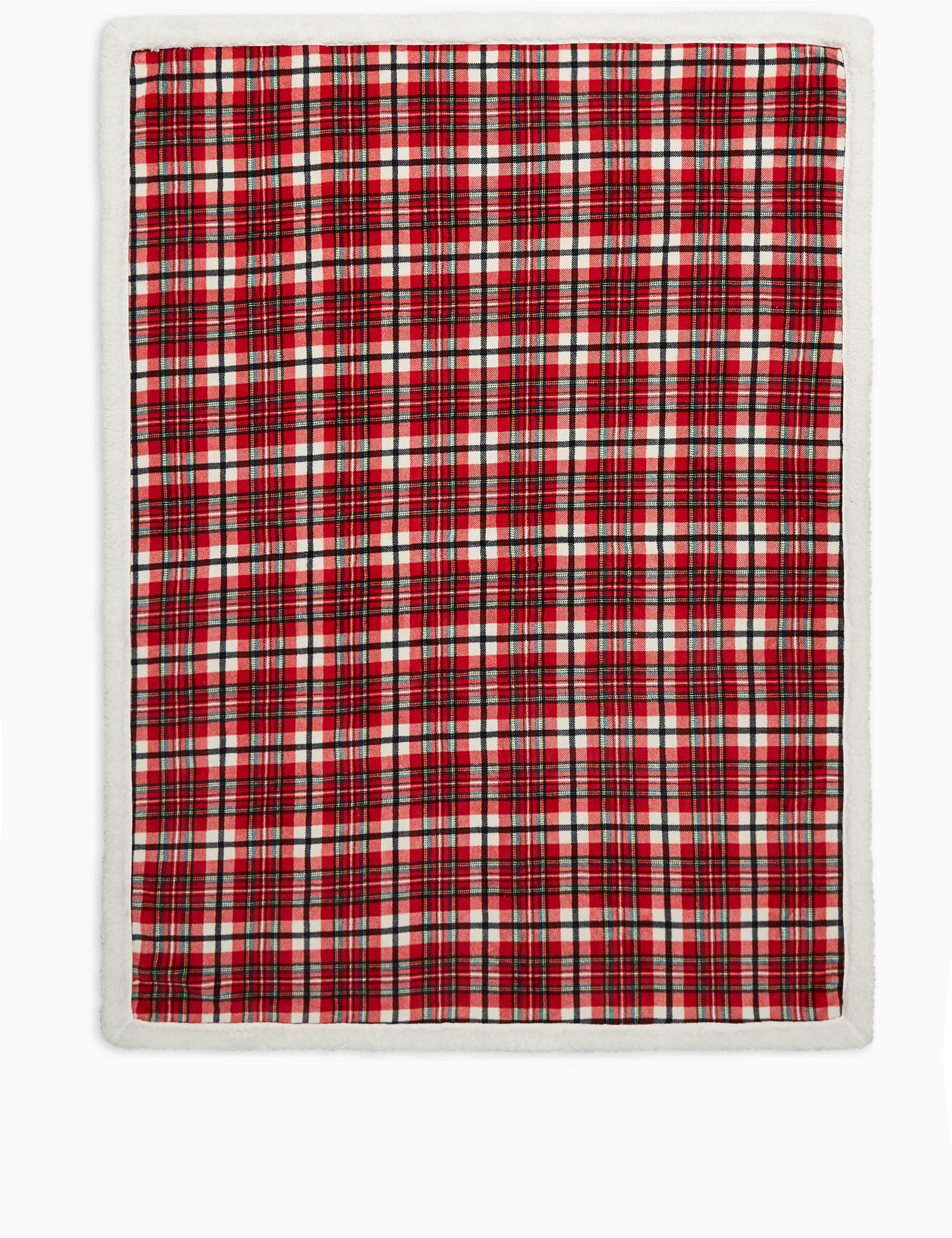 Fleece Checked Throw 5 of 6