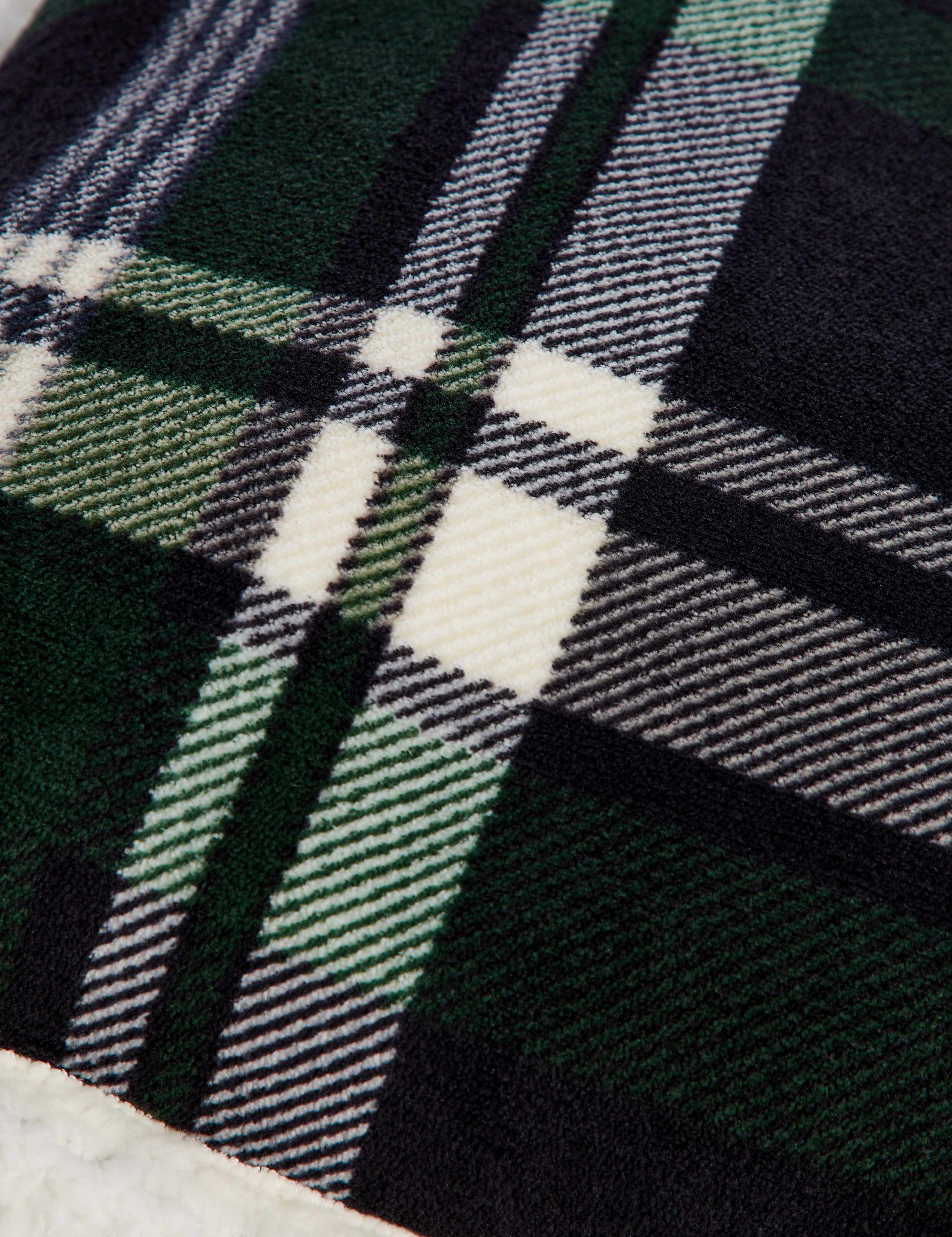 Fleece Checked Throw 5 of 5