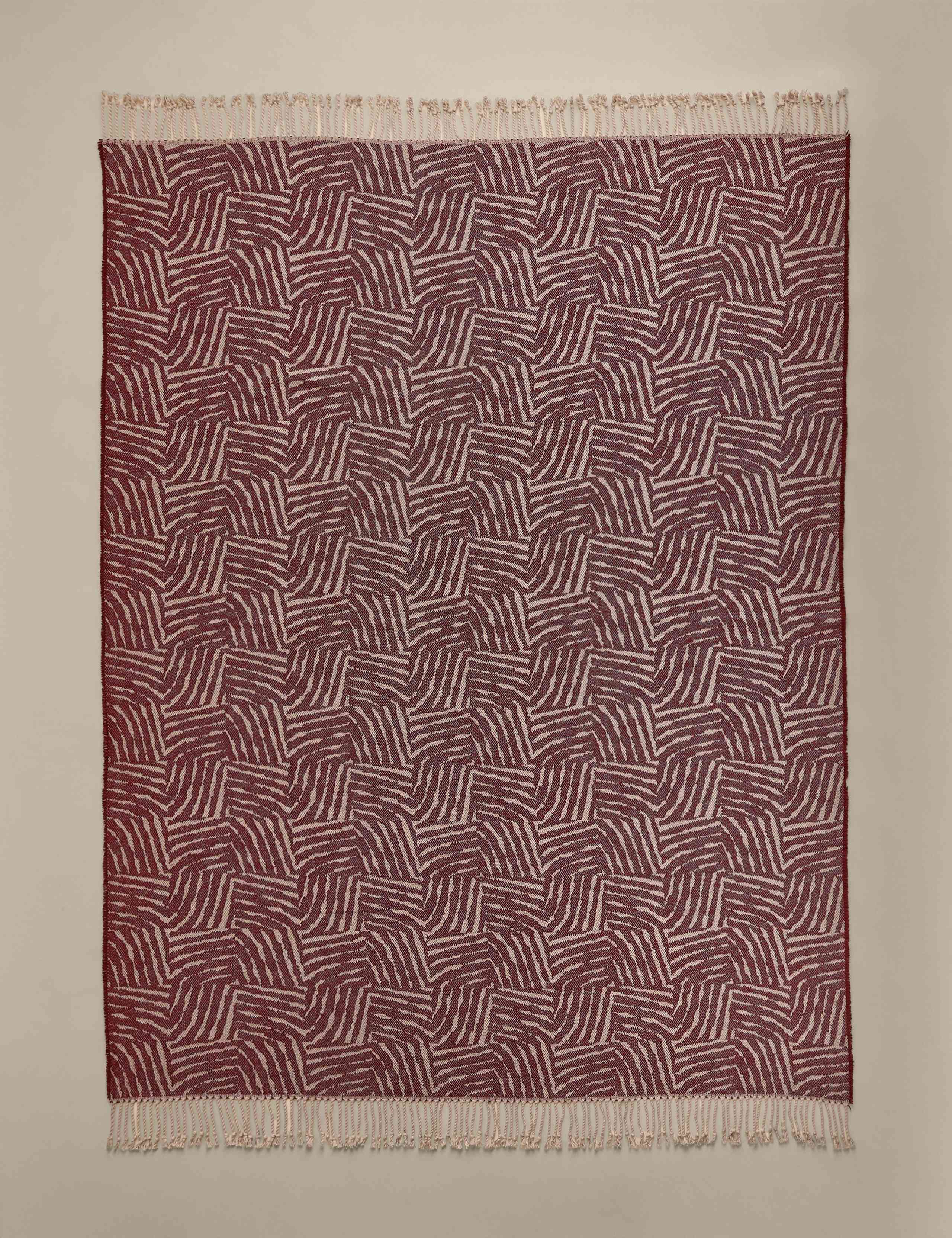 Cotton Rich Geometric Throw 3 of 4