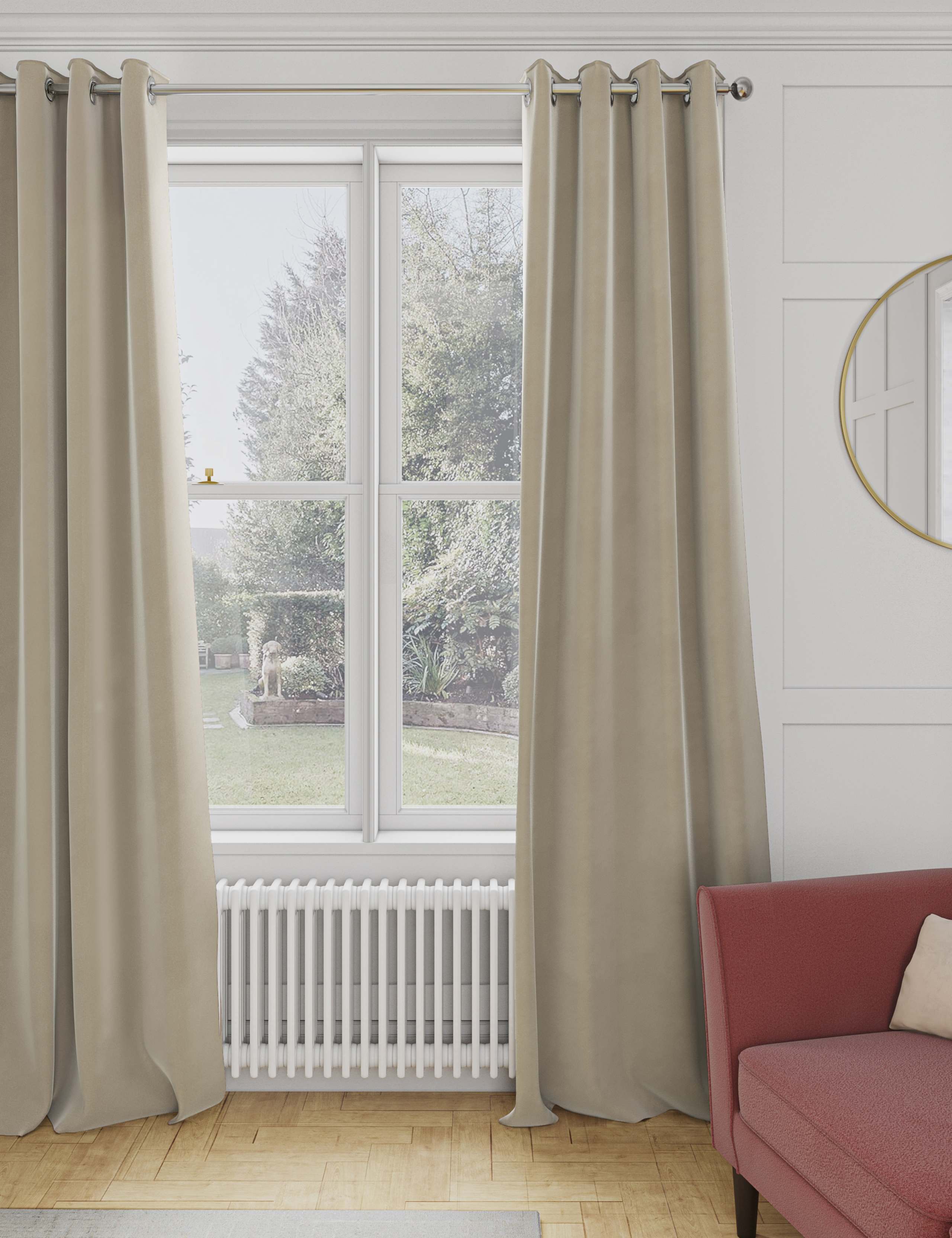 Velvet Eyelet Curtains 4 of 5