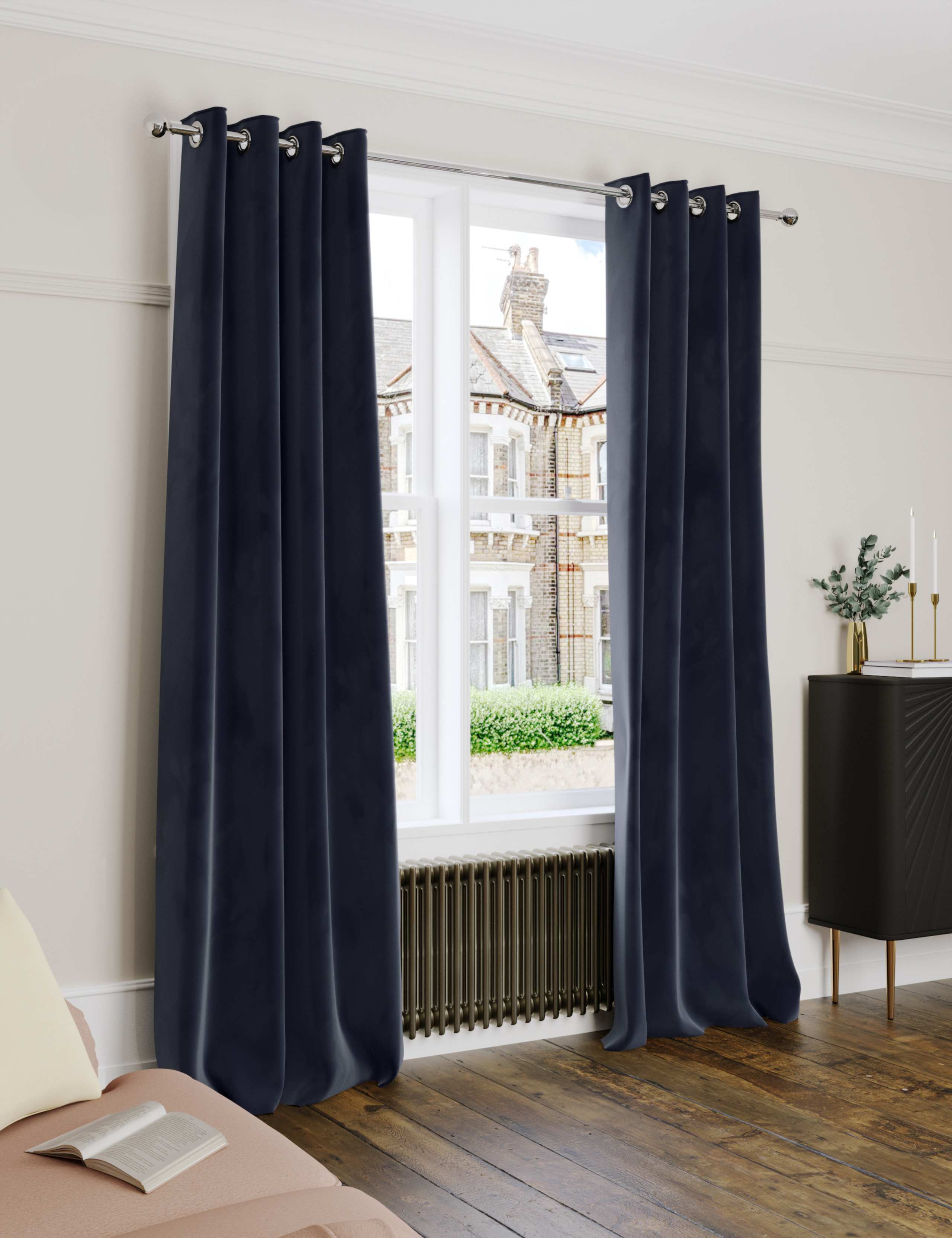 Velvet Eyelet Ultra Thermal Curtains 3 of 5