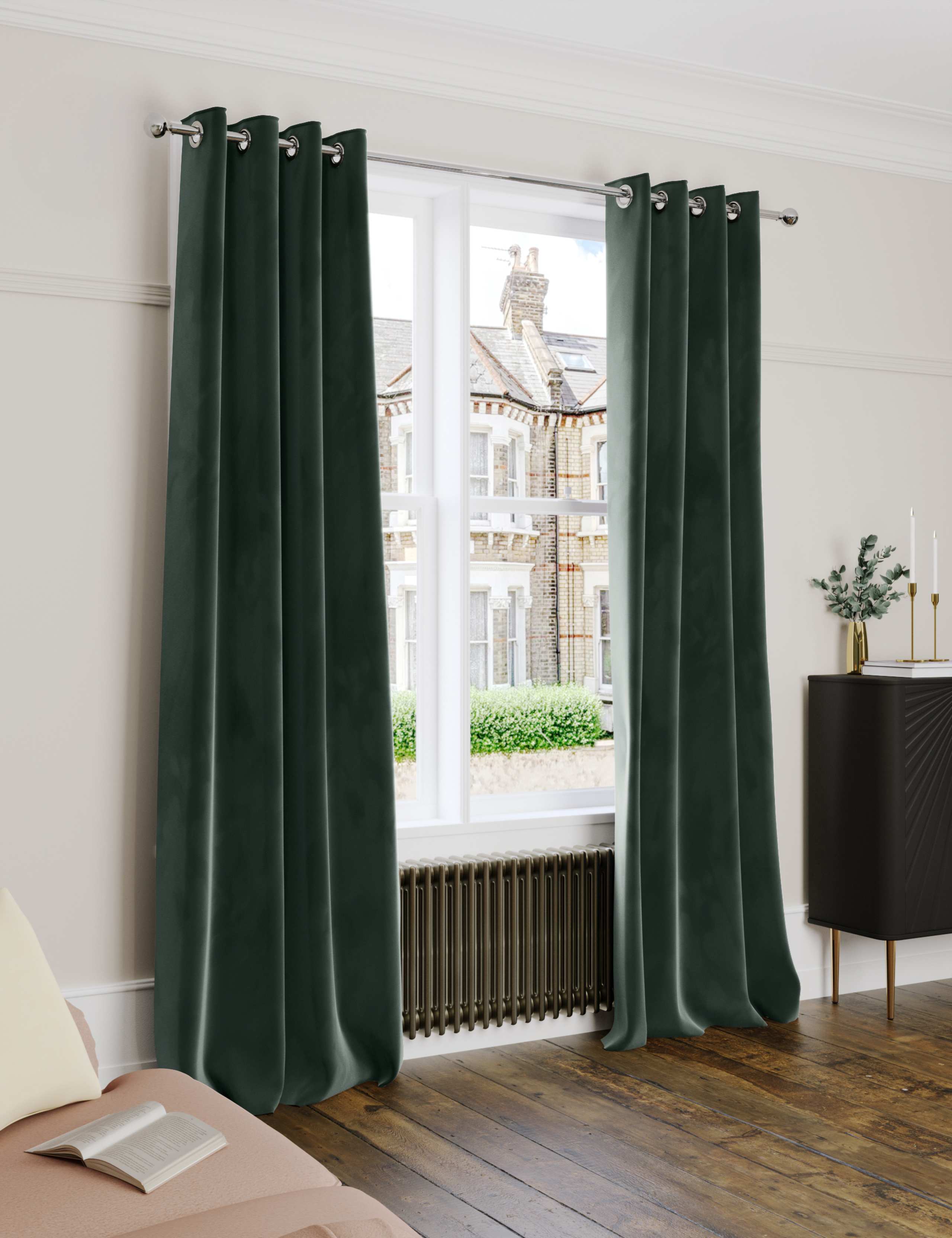 Velvet Eyelet Ultra Thermal Curtains 3 of 5