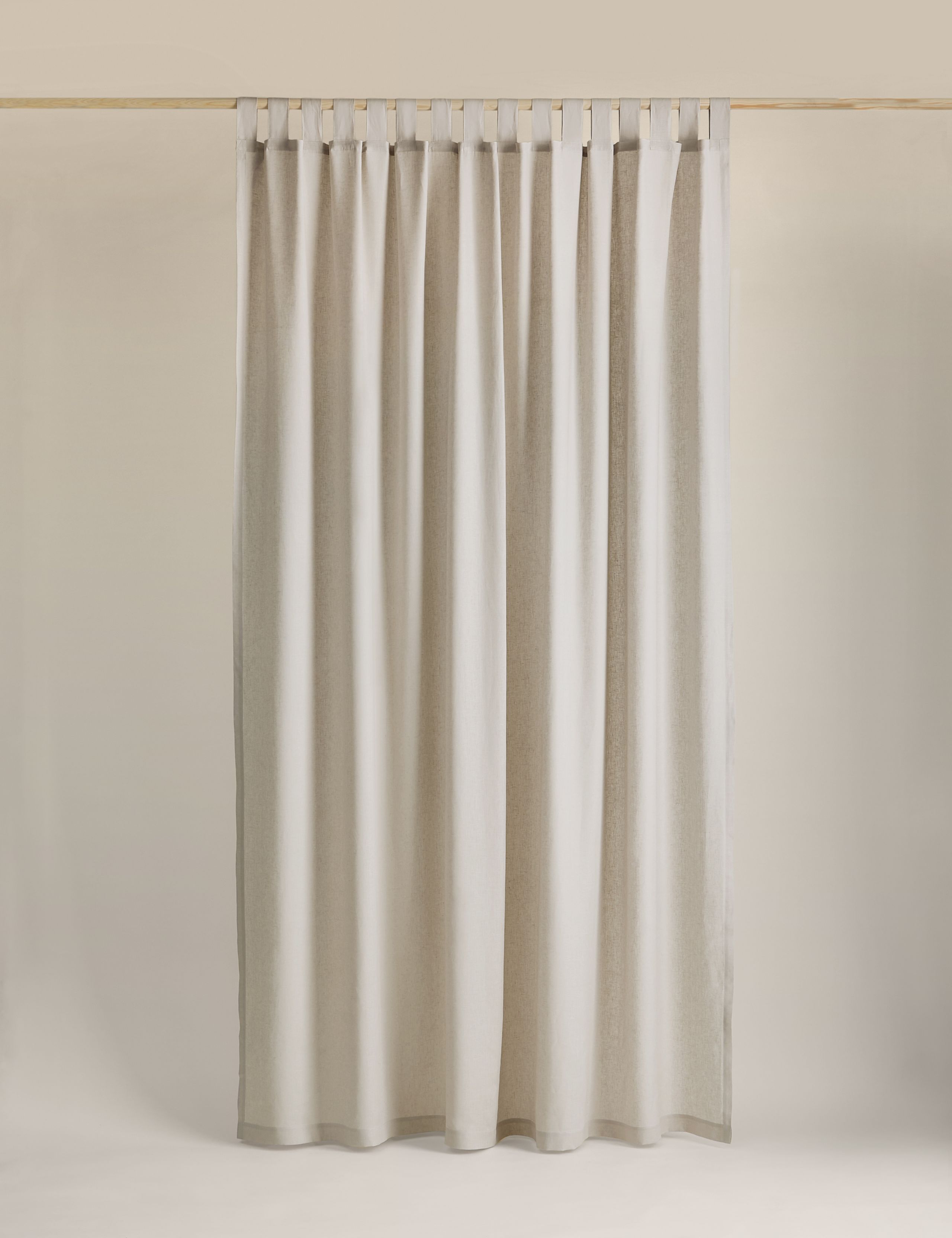 Sheer Linen Tab Top Curtains 3 of 4