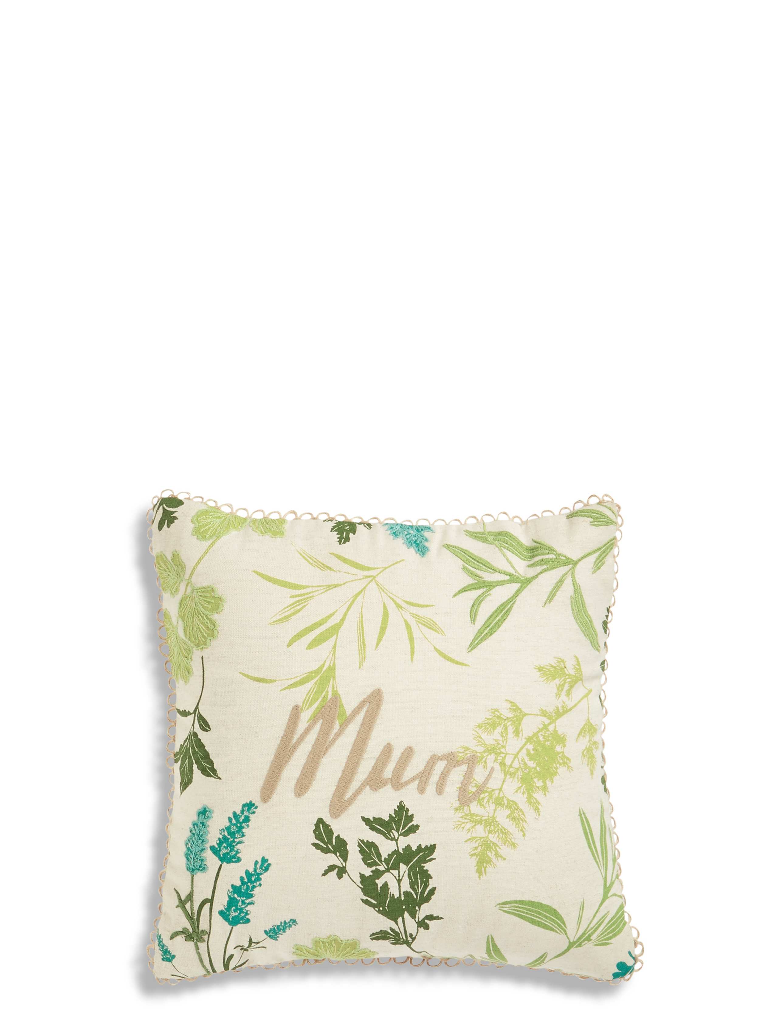 Botanical Mini Mum Cushion 1 of 2