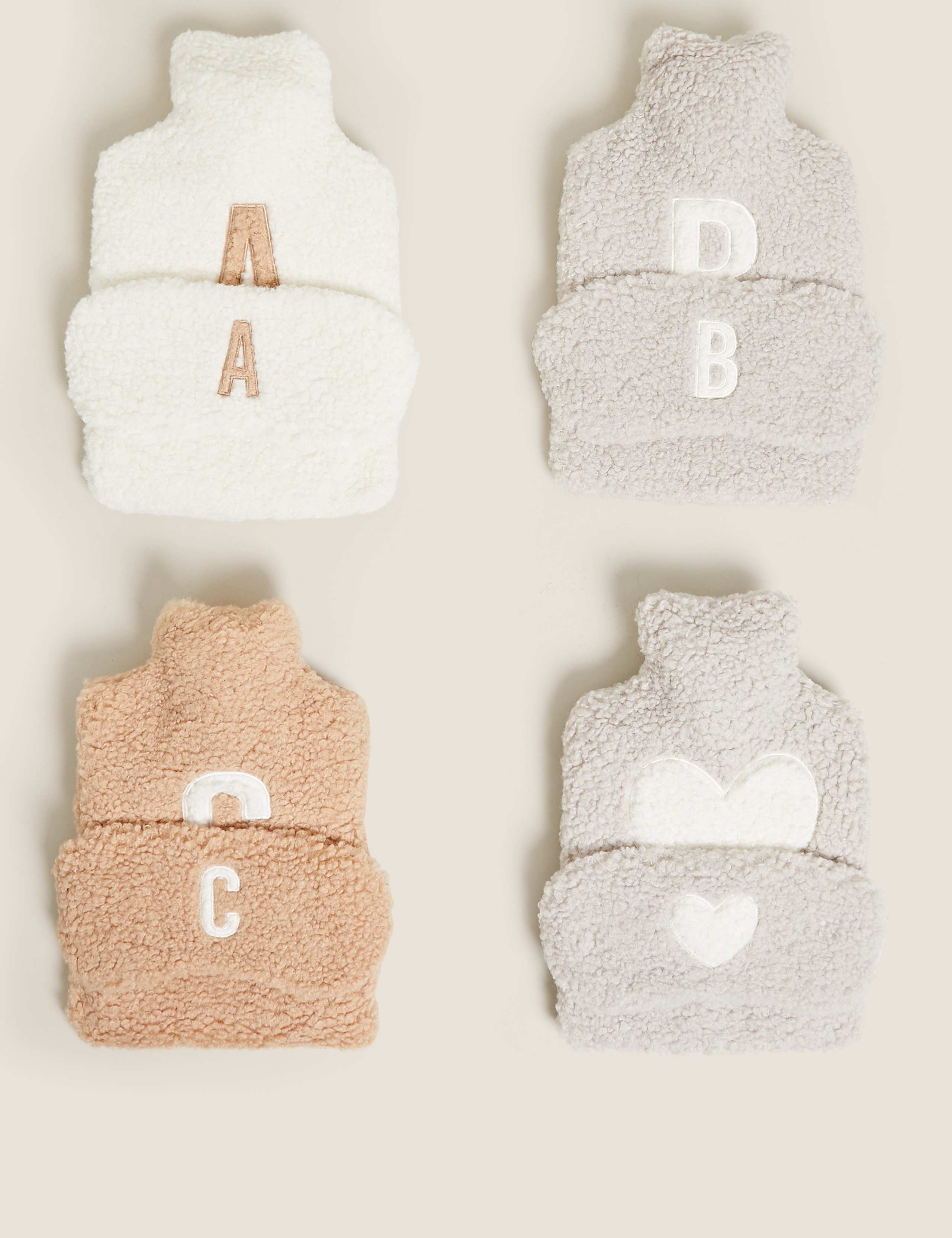Alphabet Hot Water Bottle & Mask Gift Set 1 of 5