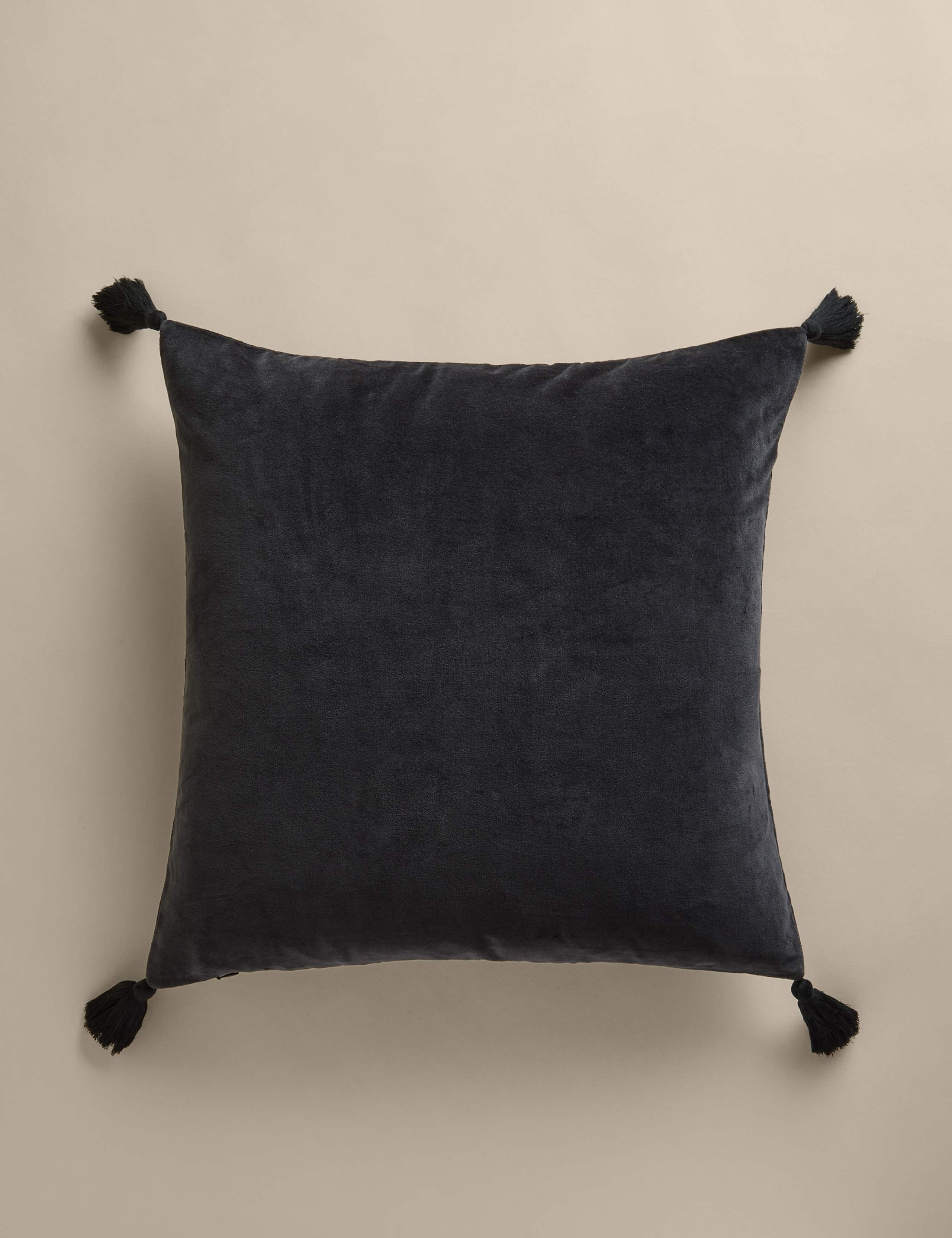 Velvet Embroidered Celestial Cushion 3 of 4