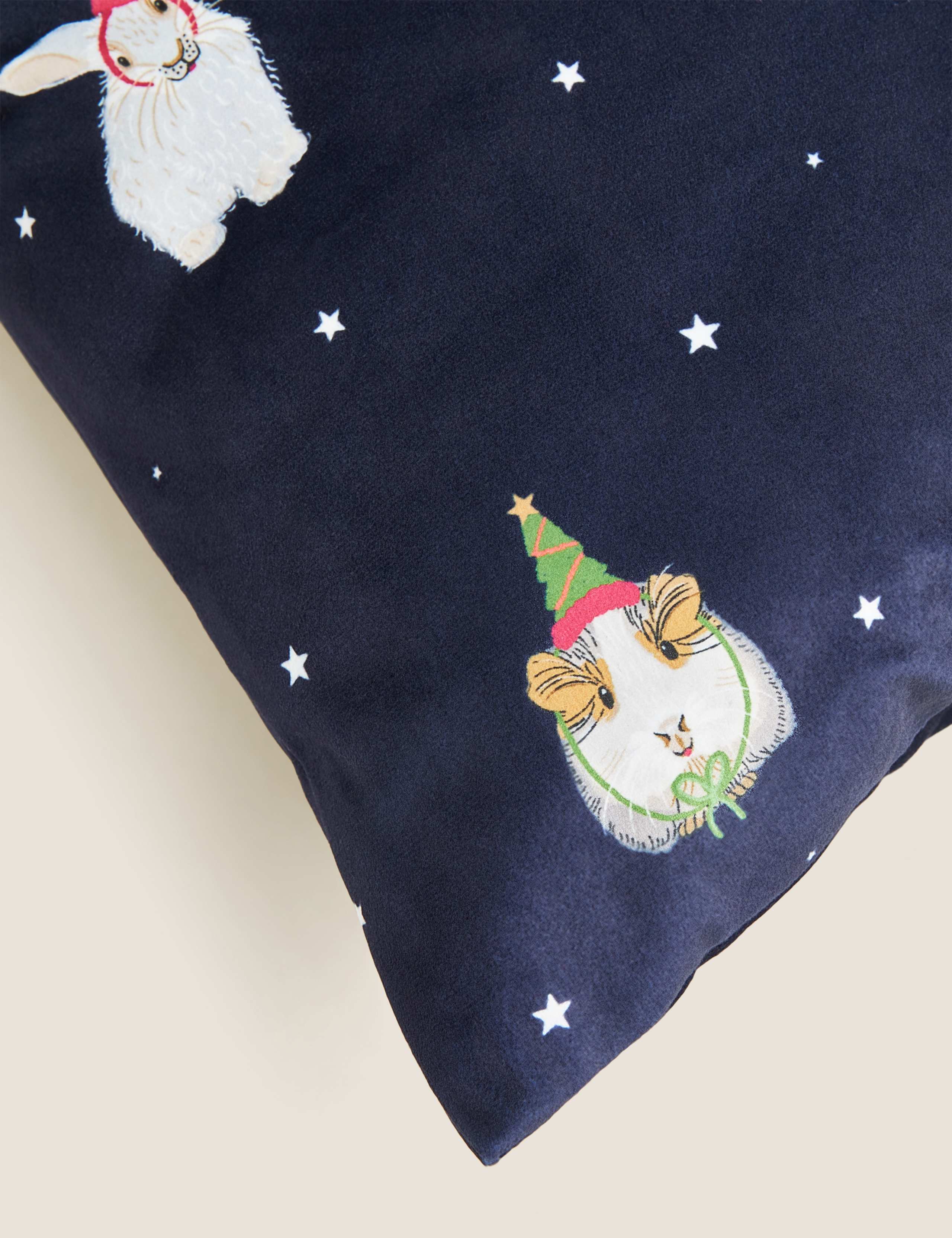 Santa Paws Small Velvet Cushion 5 of 5
