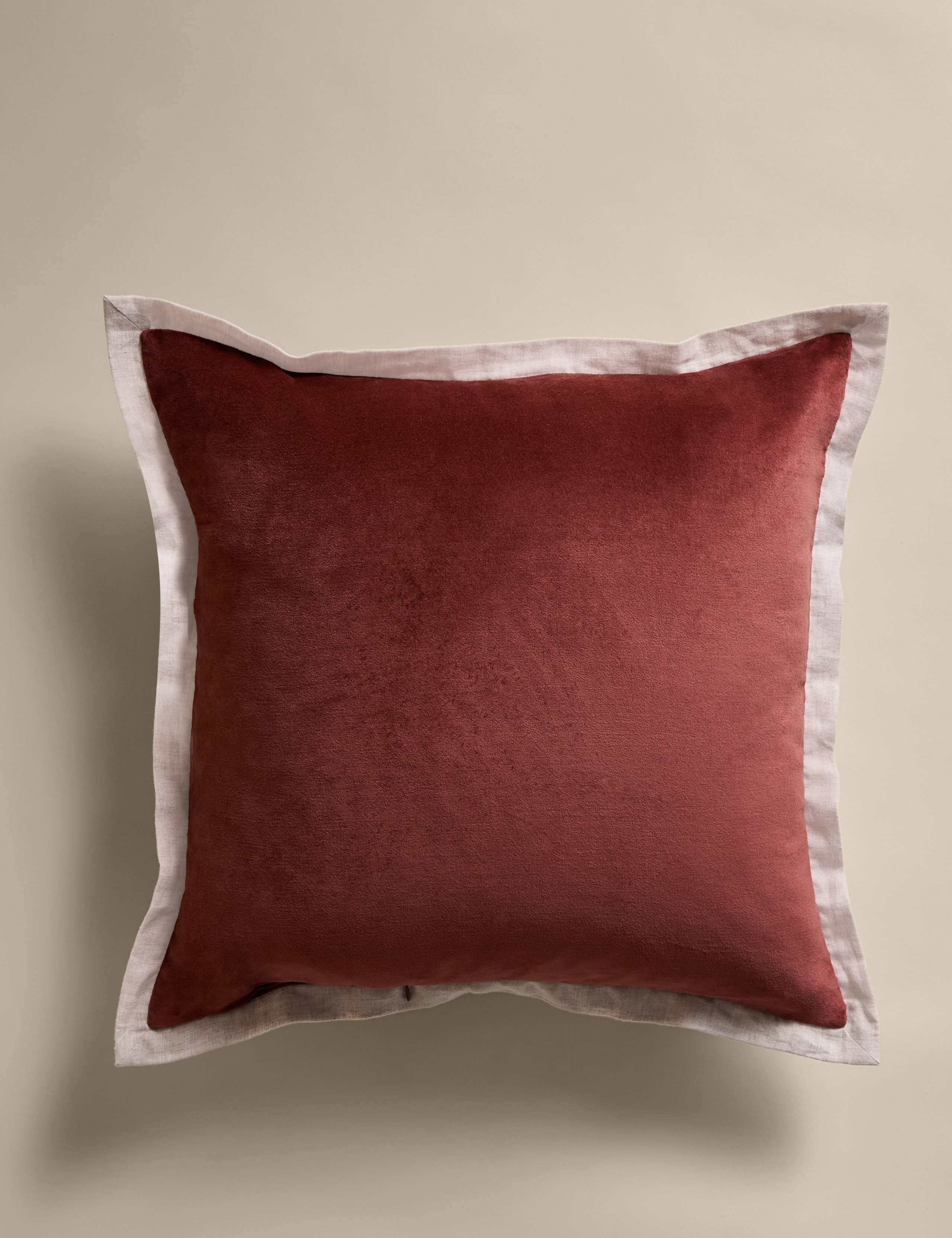 Pure Cotton Velvet Embroidery Panel Cushion 3 of 4