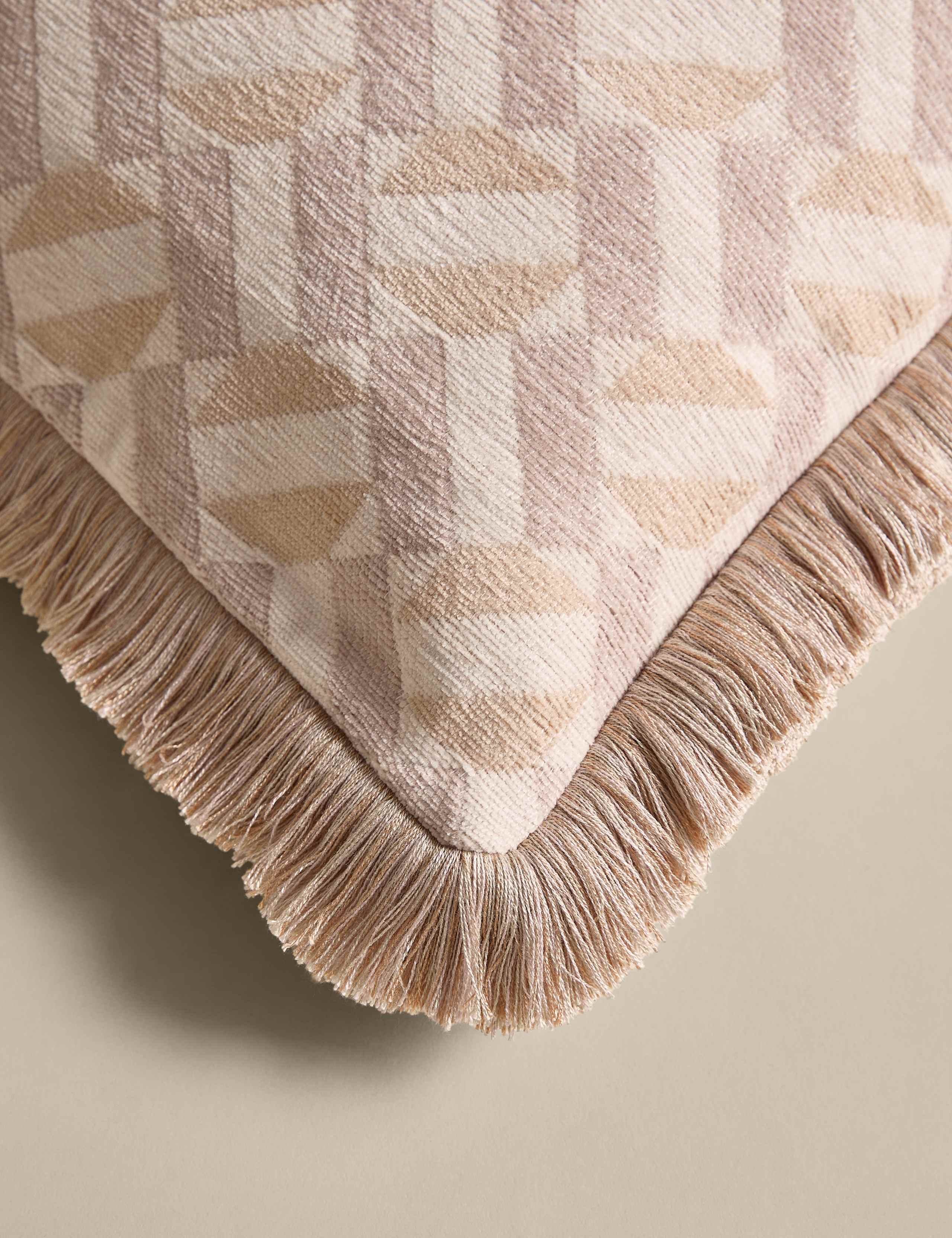Chenille Geometric Tile Cushion 3 of 3