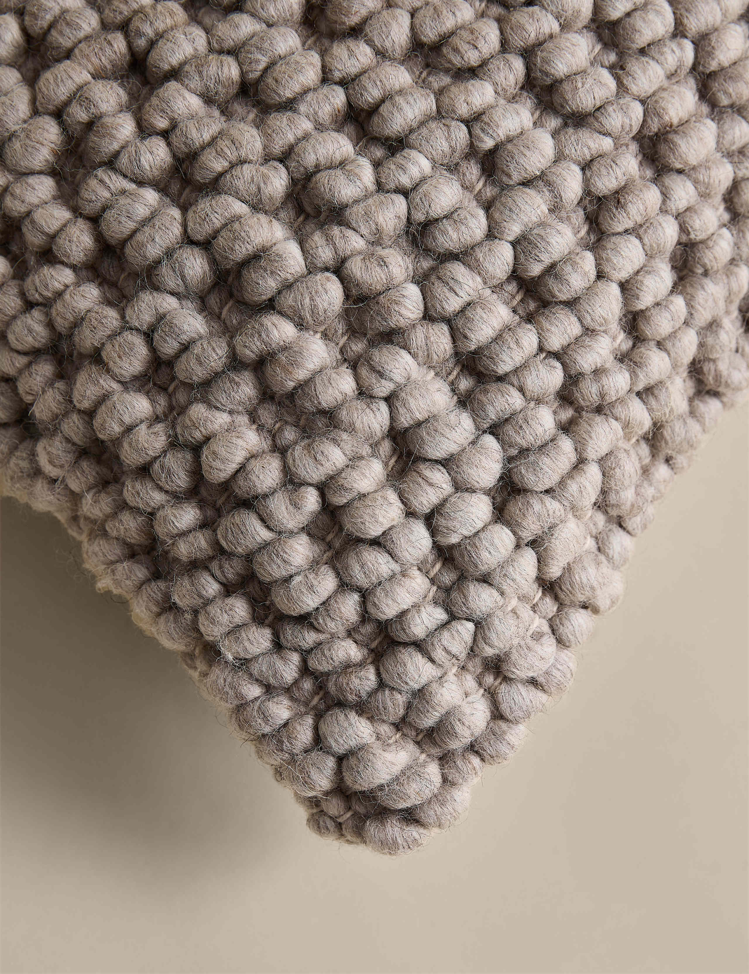 Wool Rich Bobble Embellished Cushion 4 of 4