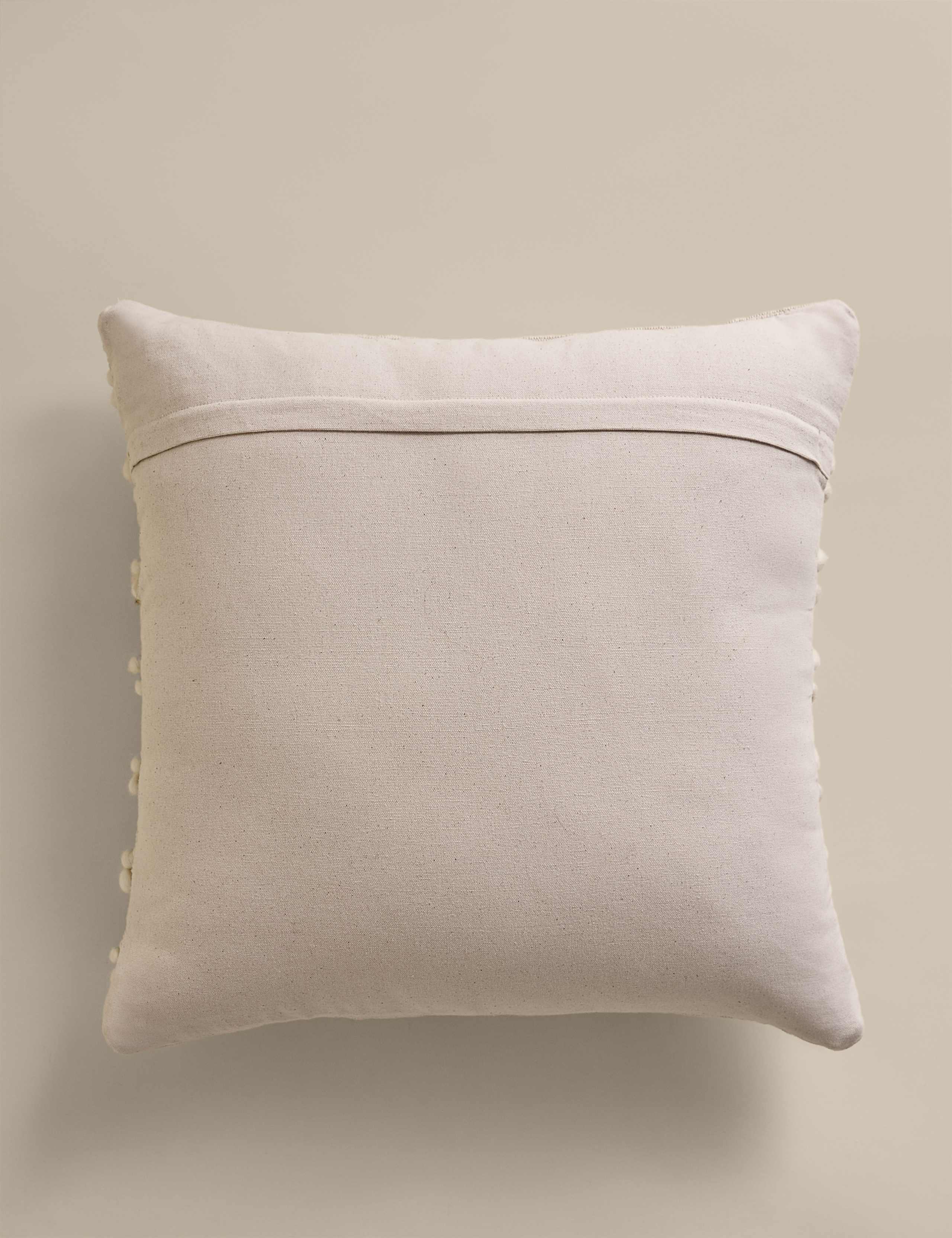 Cotton with Wool Plait Cushion 3 of 4