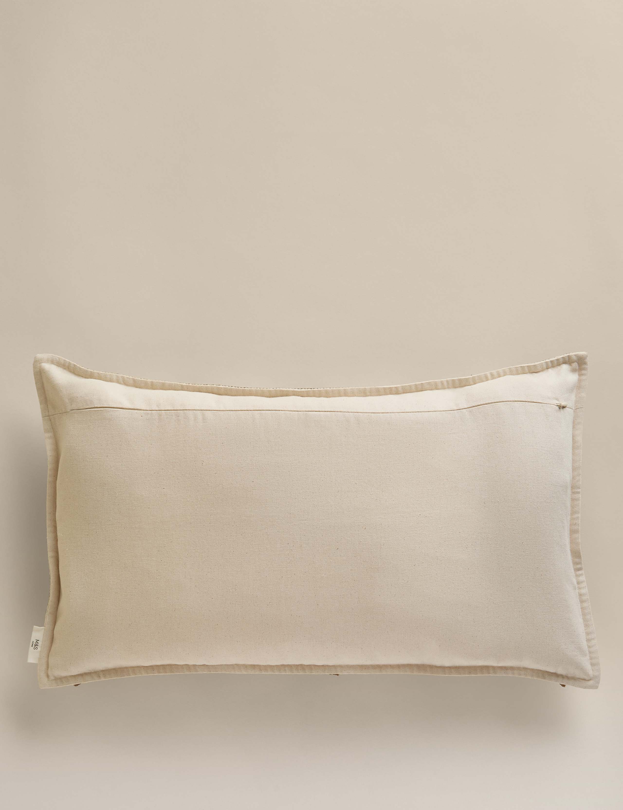 Pure Cotton Embroidered Bolster Cushion 3 of 4