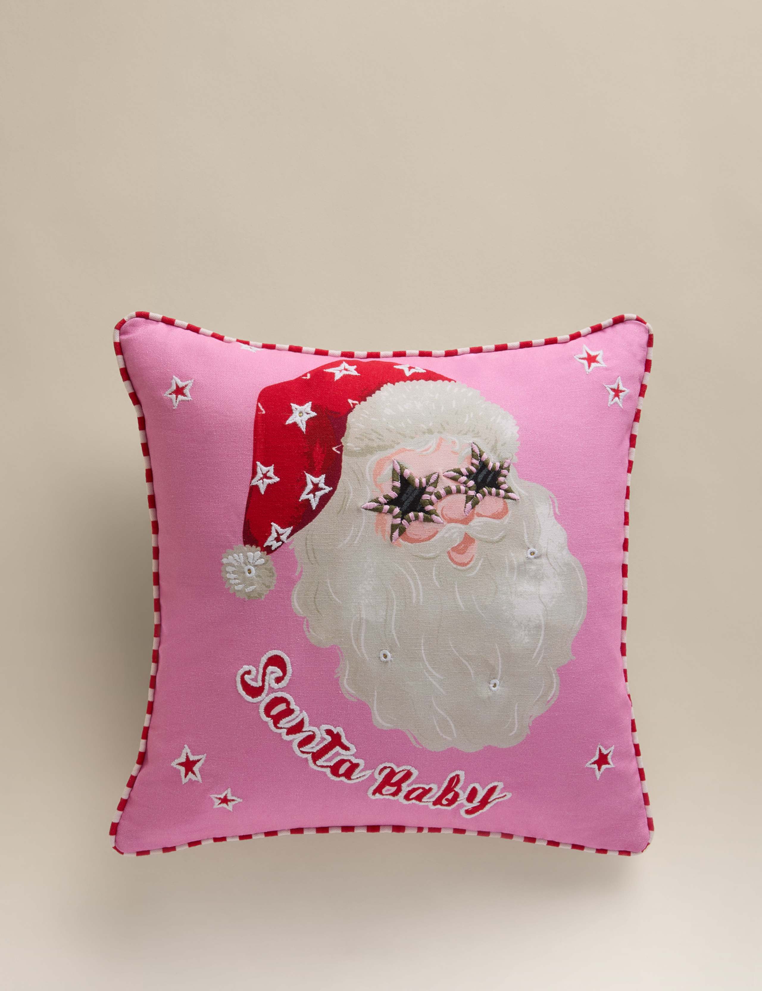 Pure Cotton Santa Light-Up Cushion 2 of 6