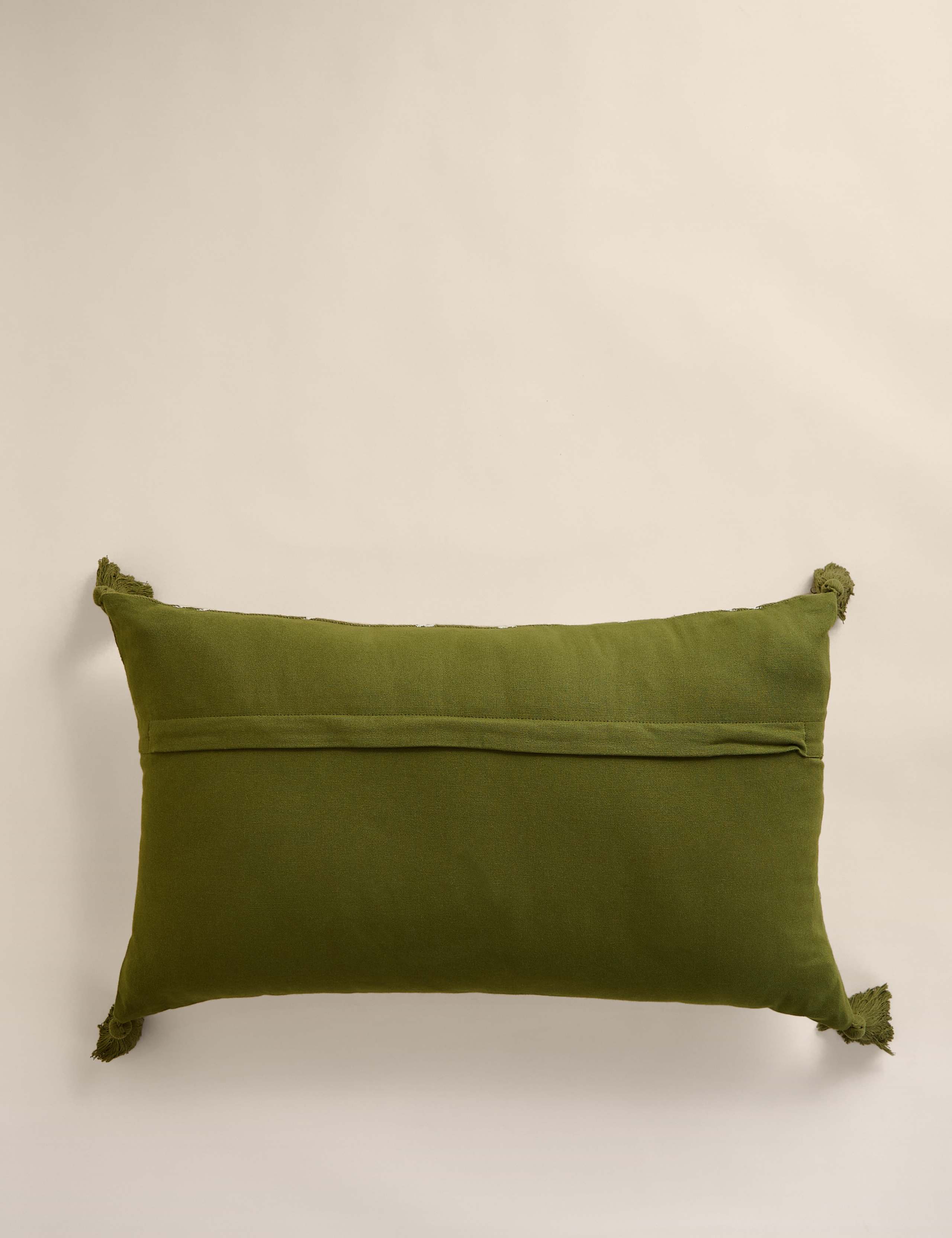 Pure Cotton Knitted Bolster Cushion 3 of 5