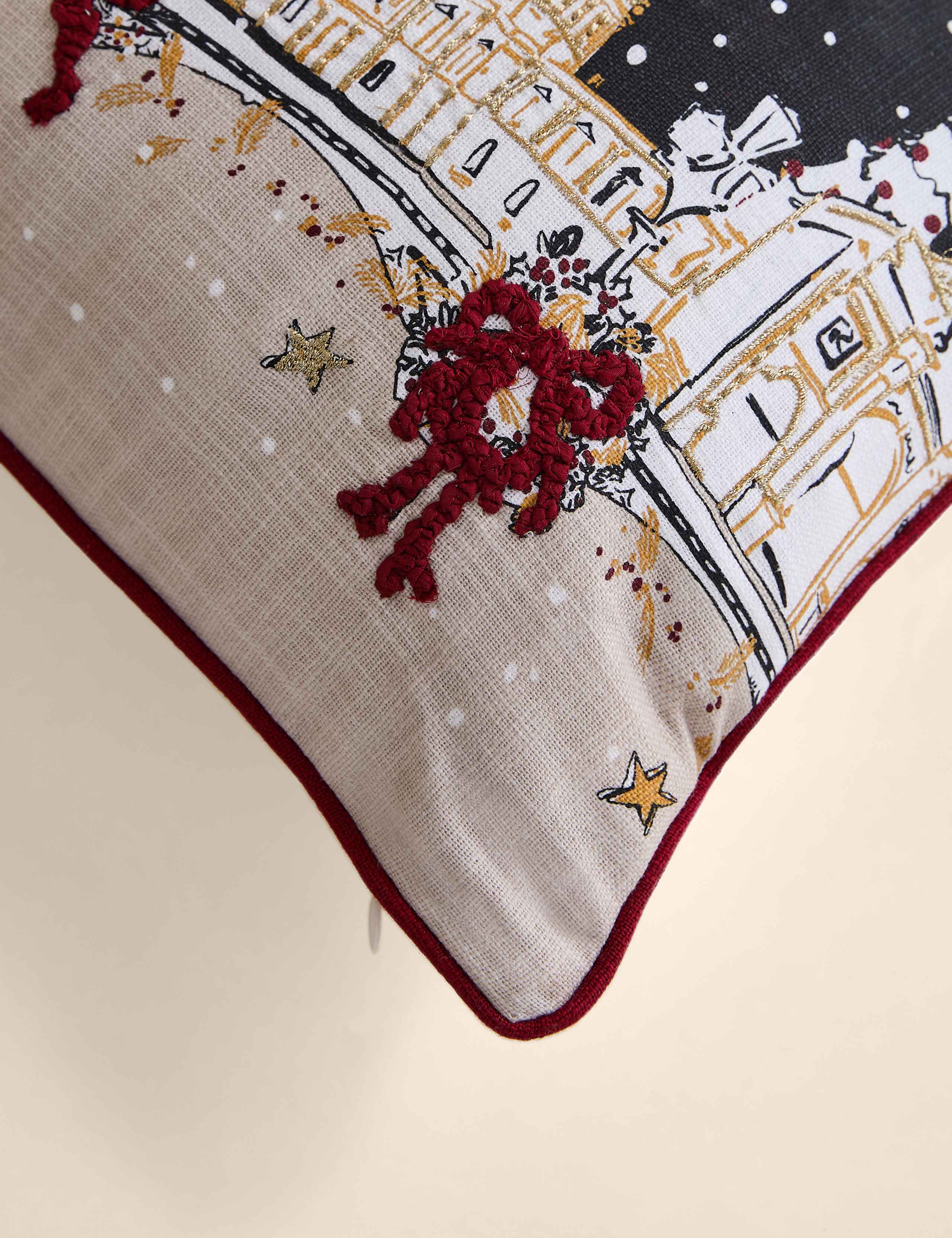 Pure Cotton Townhouse Bolster Cushion 3 of 4