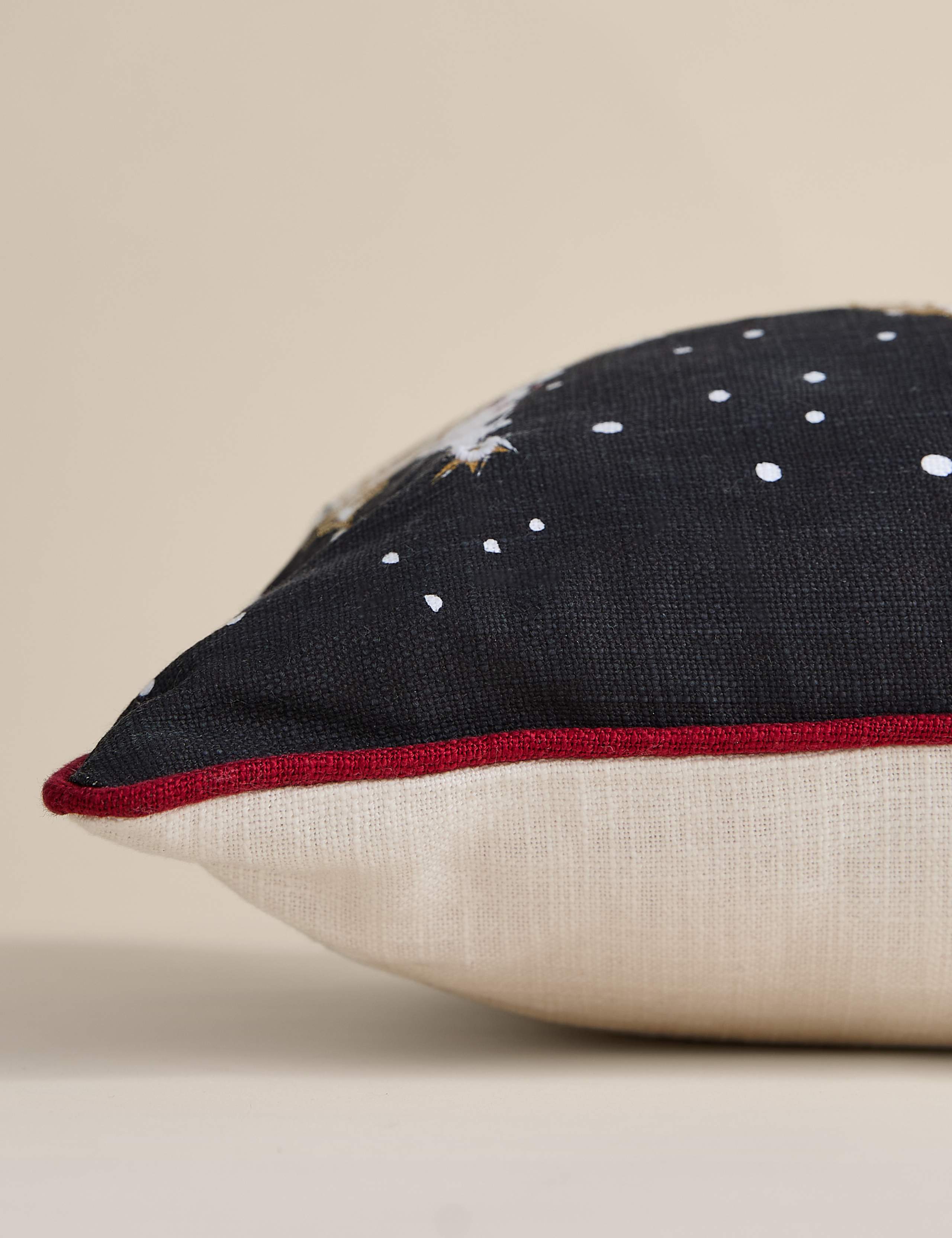 Pure Cotton Townhouse Bolster Cushion 2 of 4