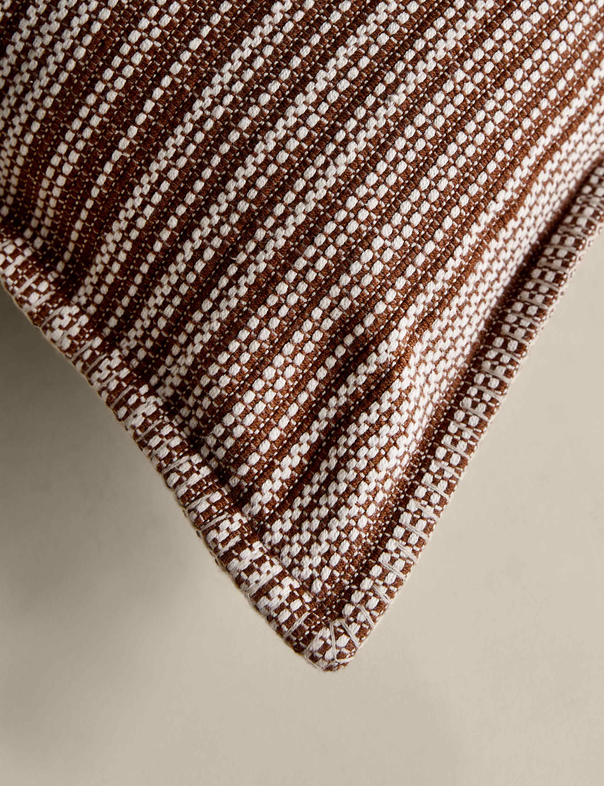 Pure Cotton Woven Striped Cushion 3 of 3