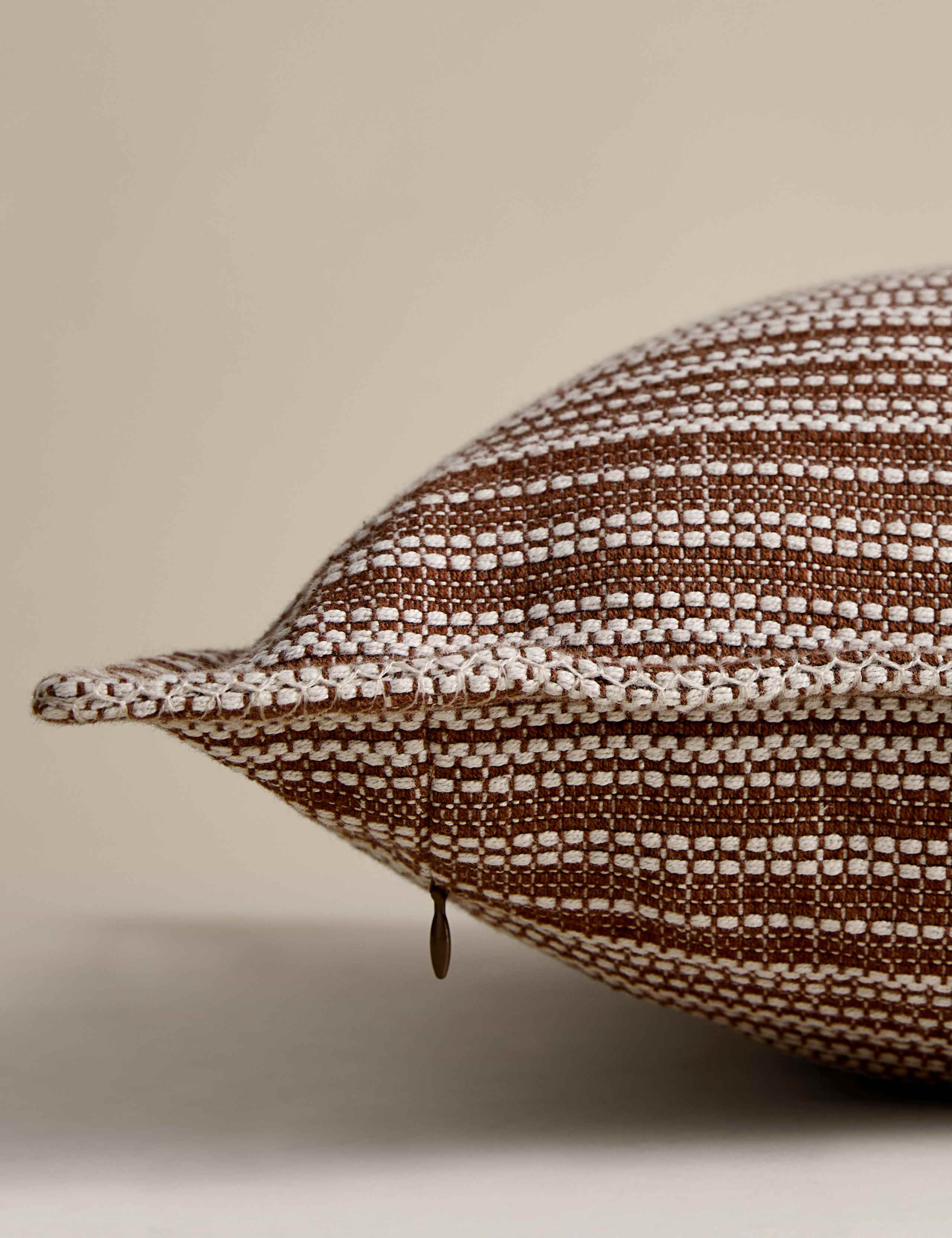 Pure Cotton Woven Stripe Cushion 2 of 3