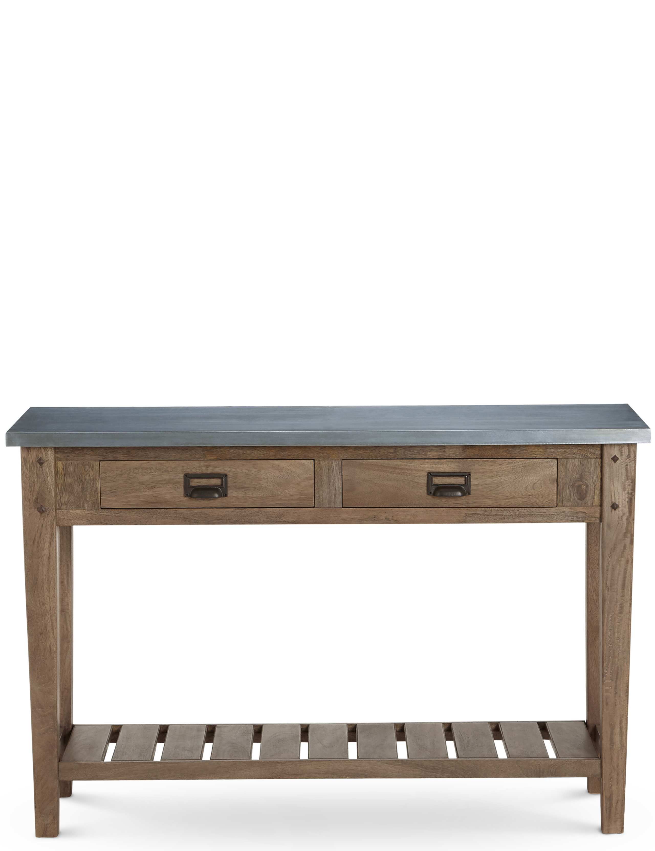Sanford Console Table Metal Top 1 of 7