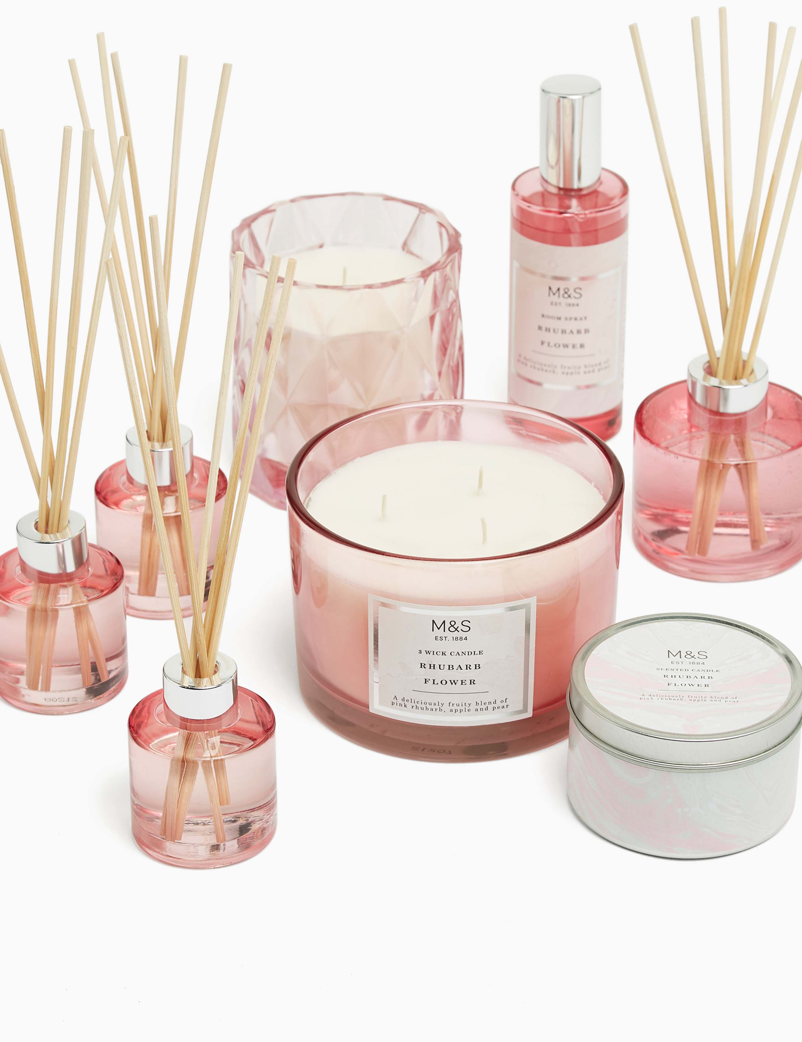 White Rhubarb Tin Candle 4 of 5