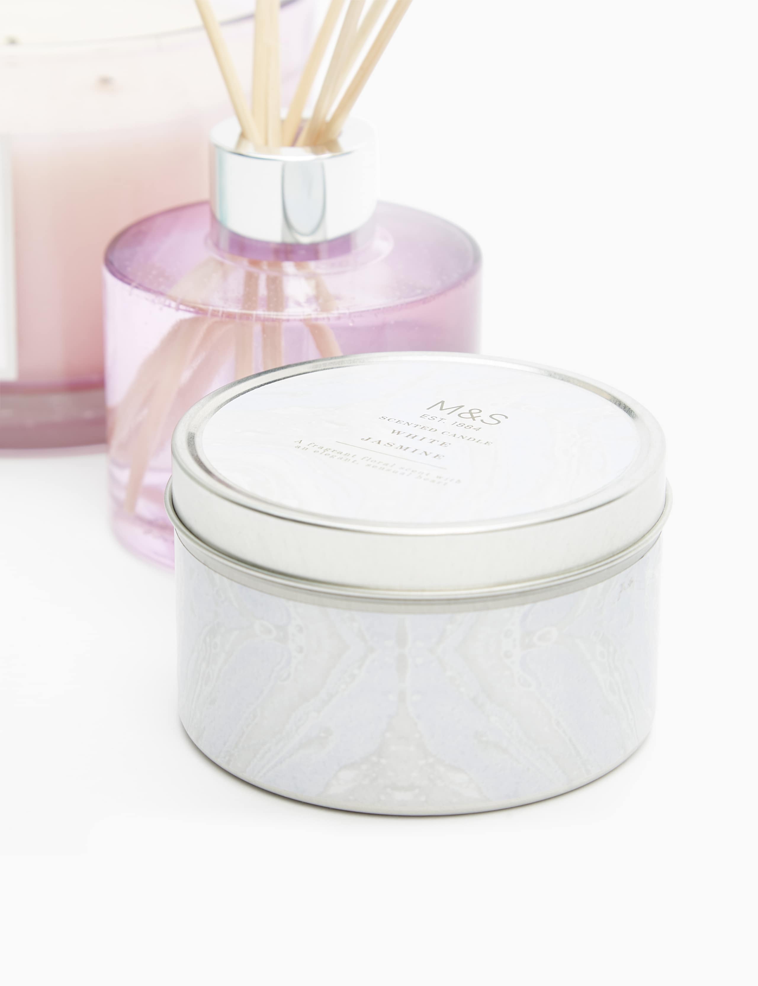 White Rhubarb Tin Candle 5 of 5