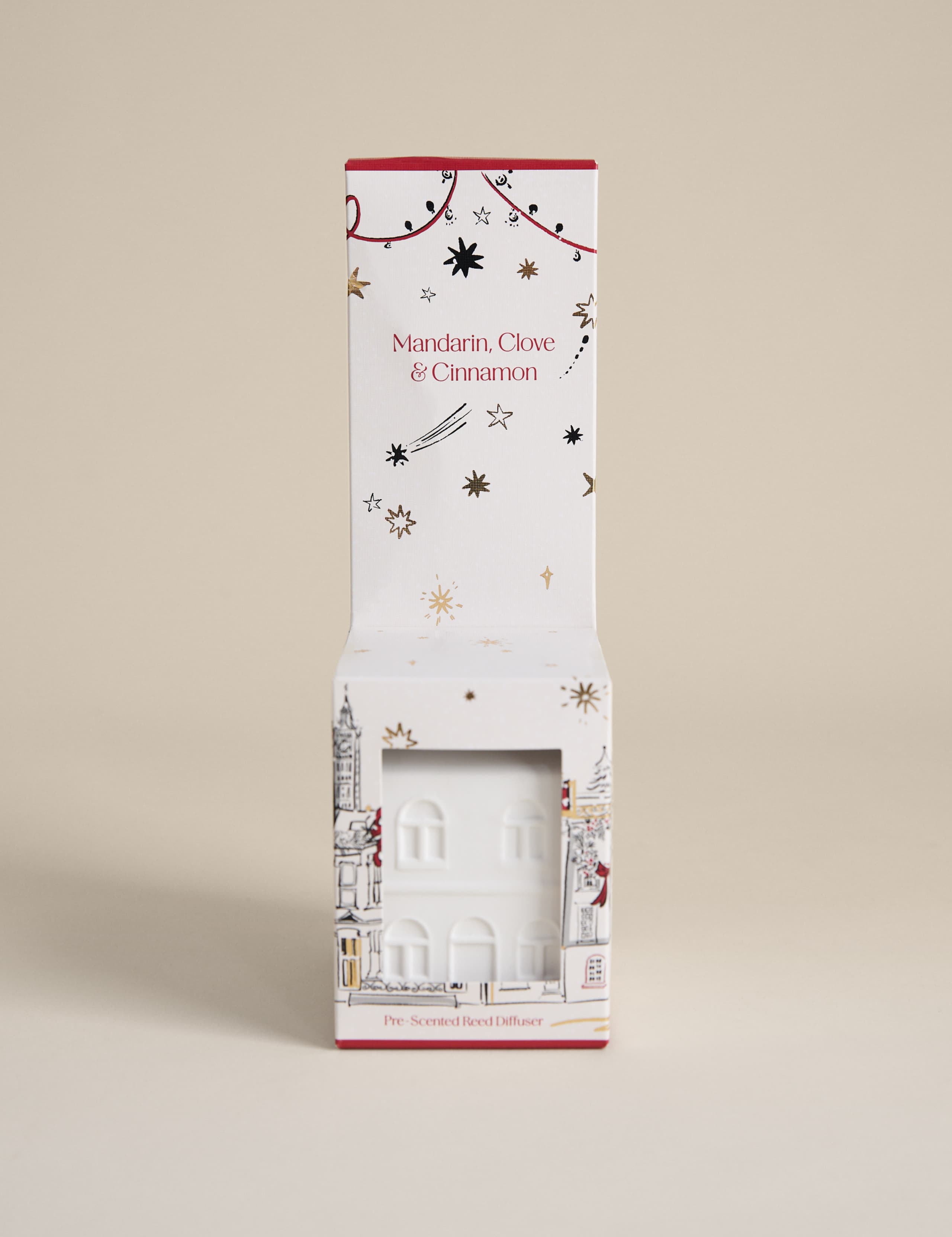 Mandarin Clove & Cinnamon Pre-Scented Reed Townhouse Diffuser 2 of 3