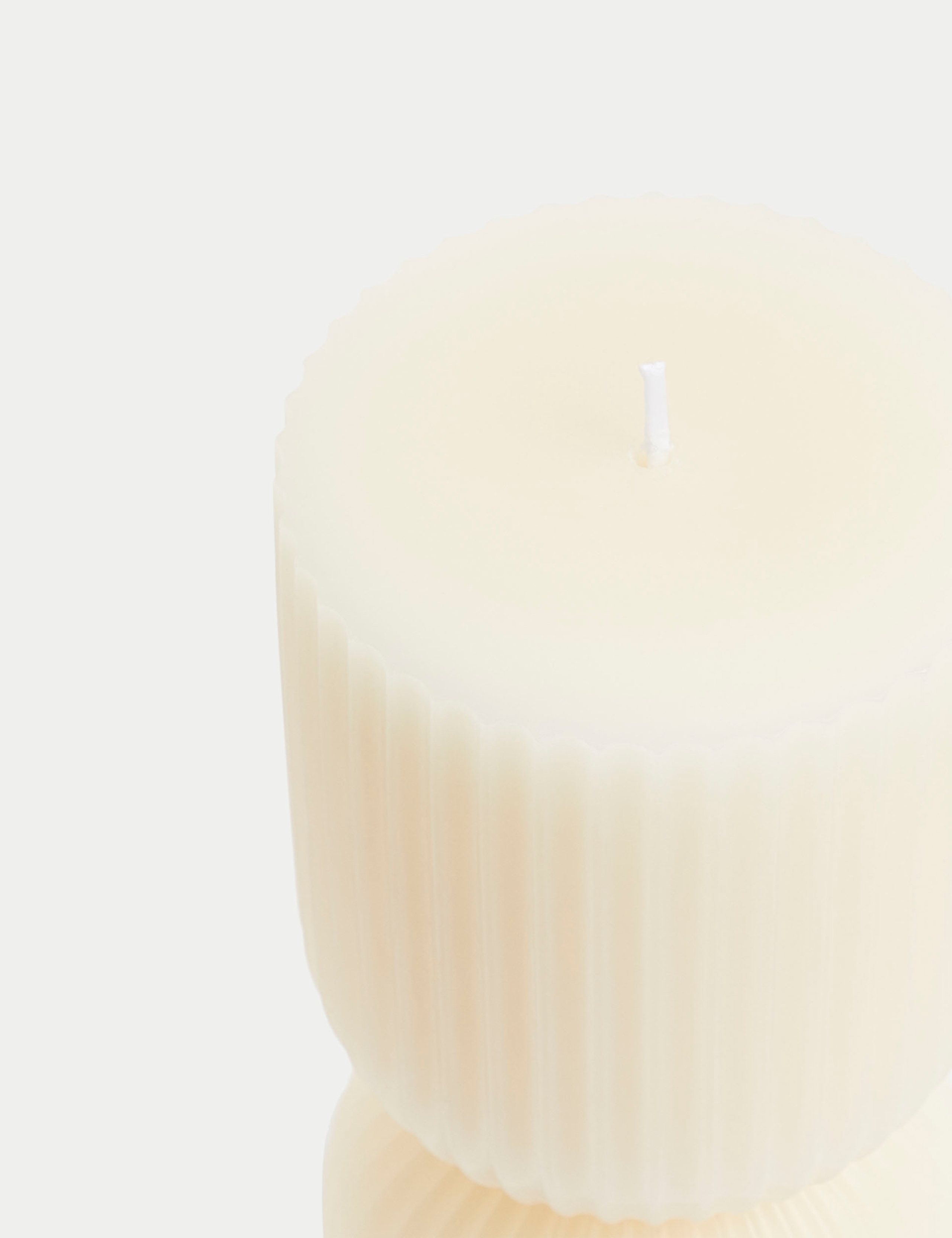 Ridged Pillar Candle 2 of 5