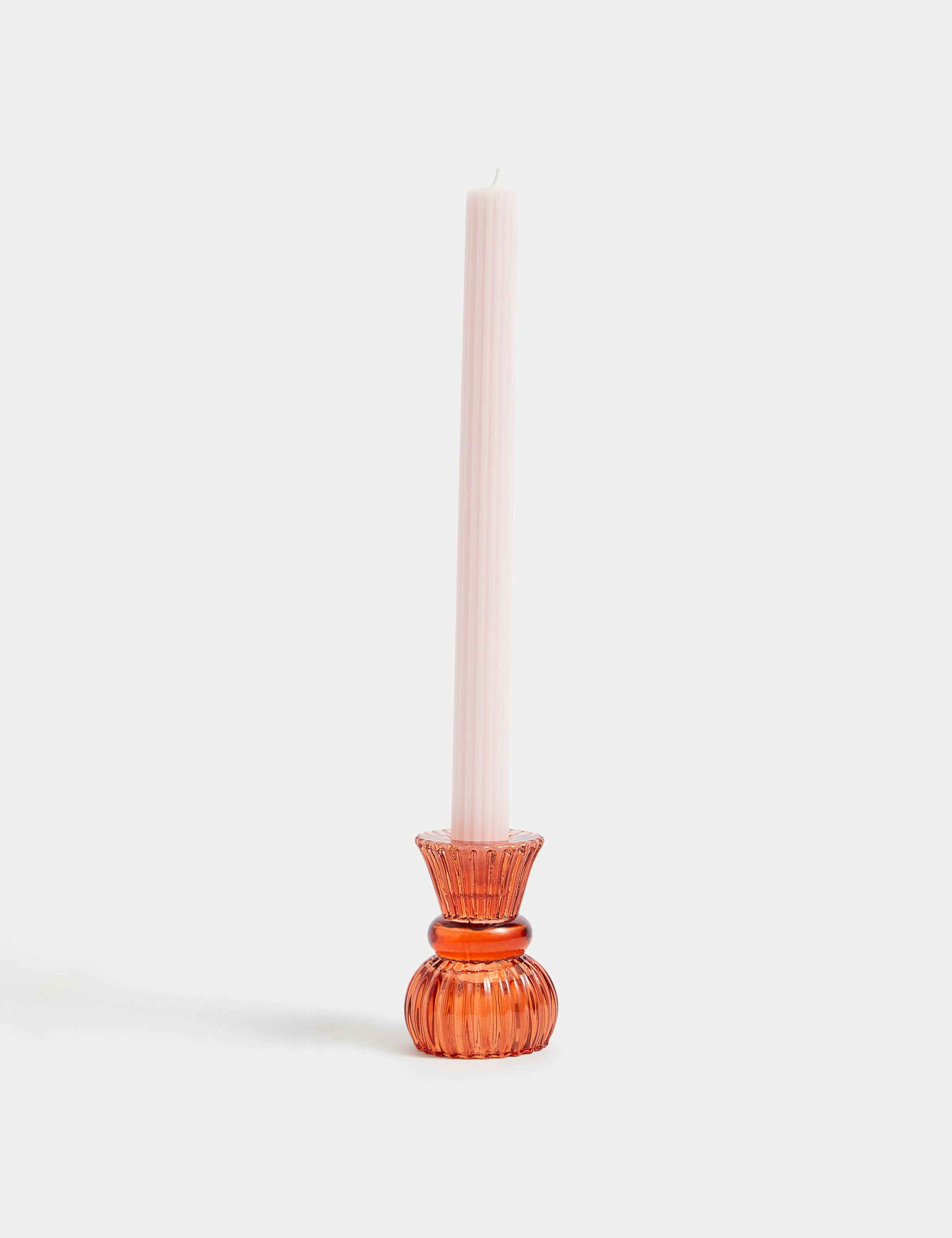 Set of 5 Ridged Dinner Candles 3 of 4