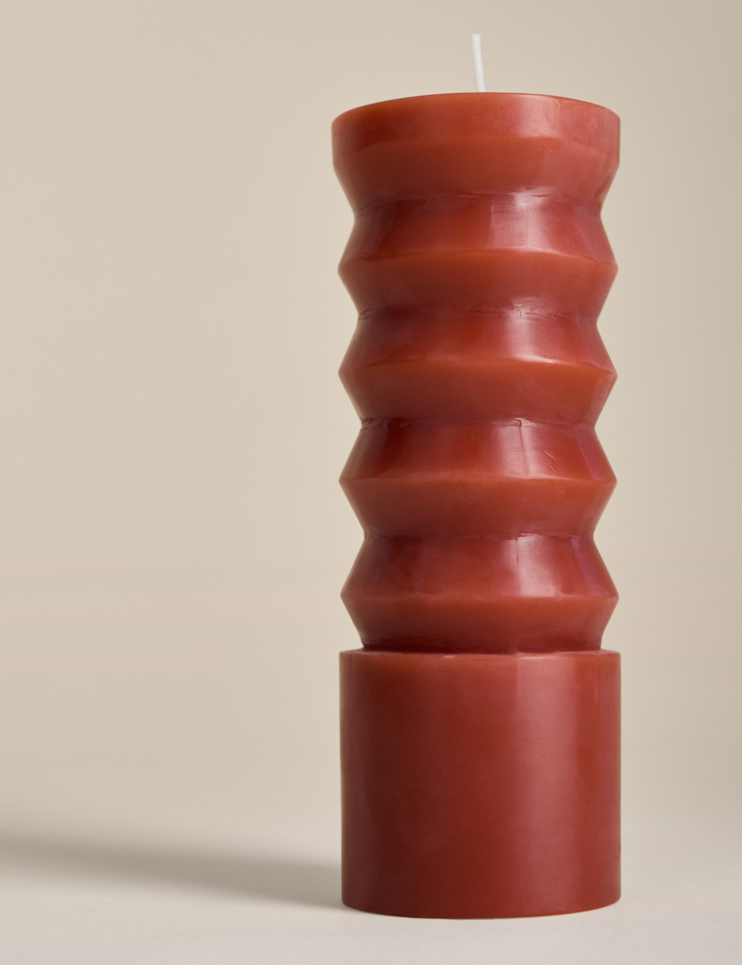 Retro Pillar Candle 3 of 4