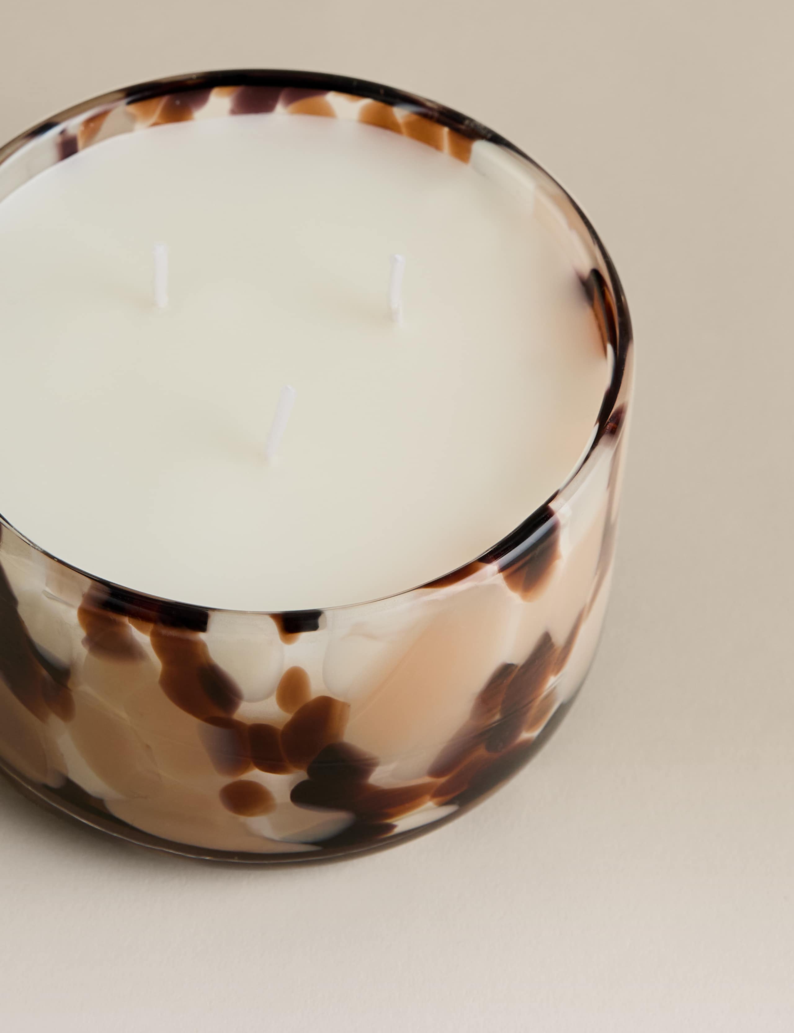 Vanilla Animal Confetti Glass 3 Wick Candle 2 of 3