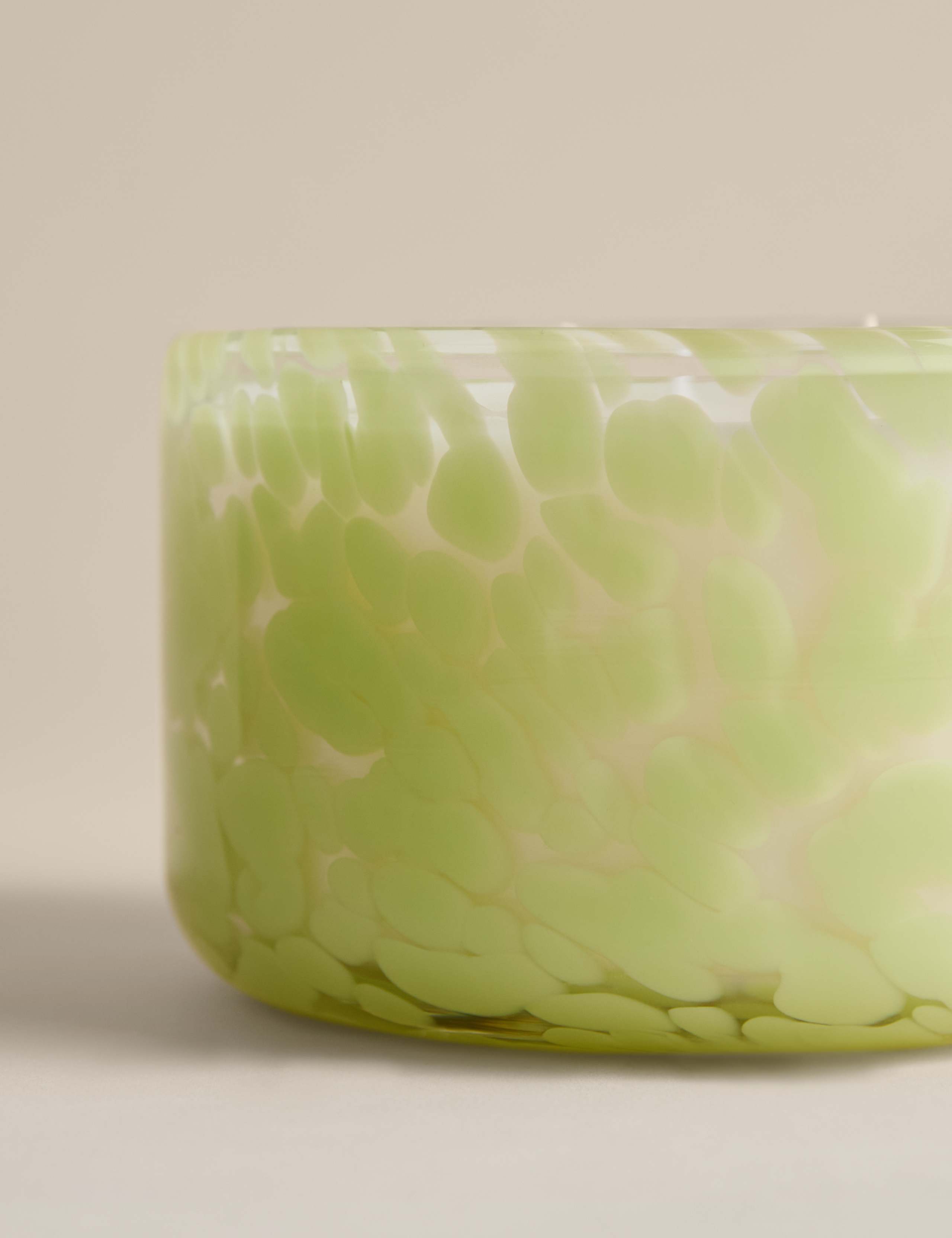 Bamboo & Orris Confetti Glass 3 Wick Candle 2 of 3