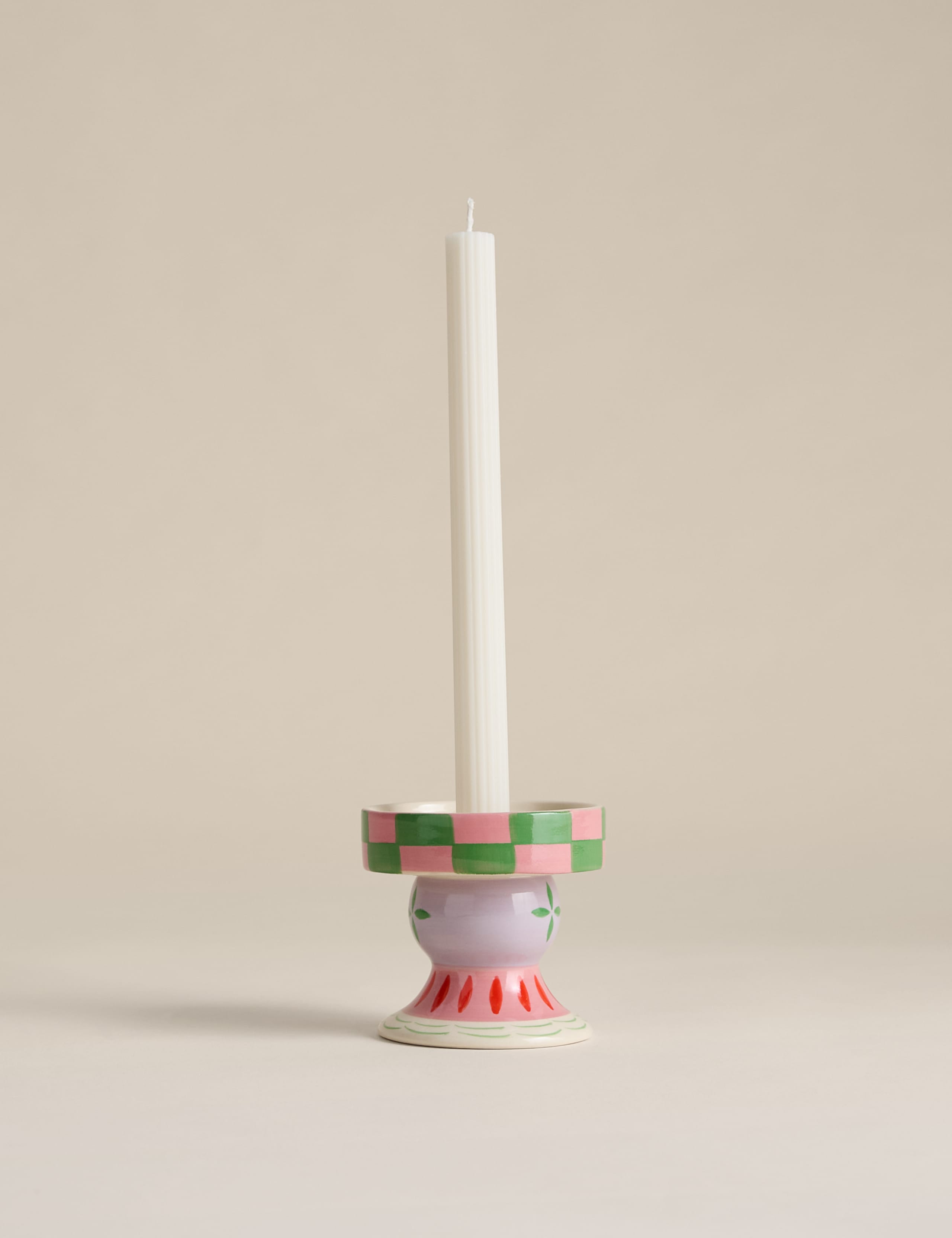 Set of 4 Mono Dinner Candles 2 of 3