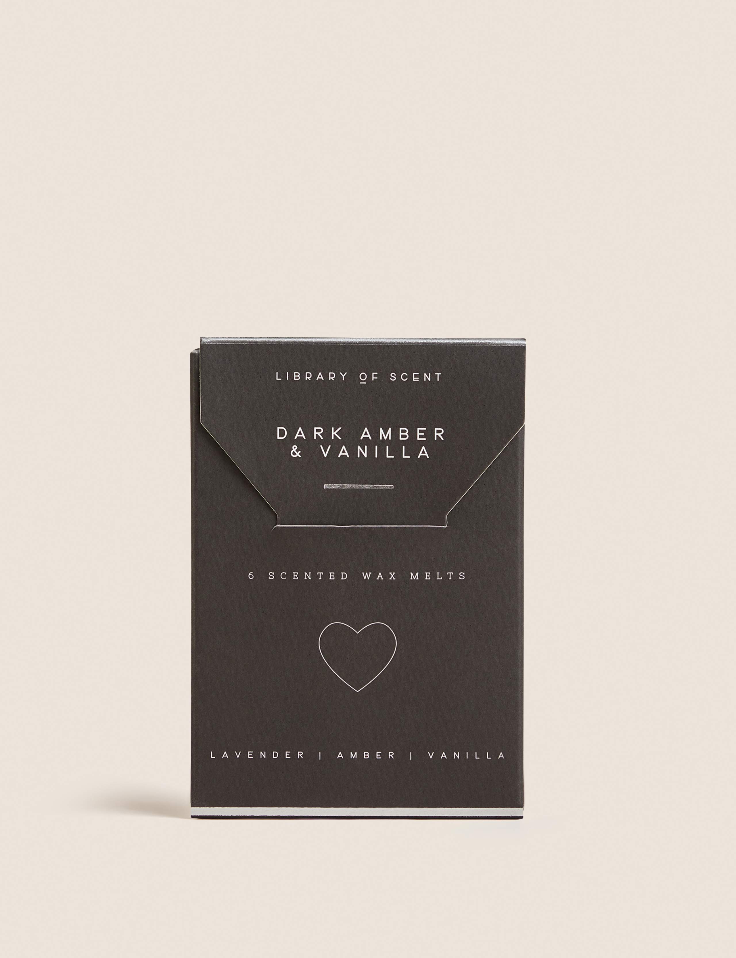 Dark Amber & Vanilla Heart Wax Melts 1 of 3