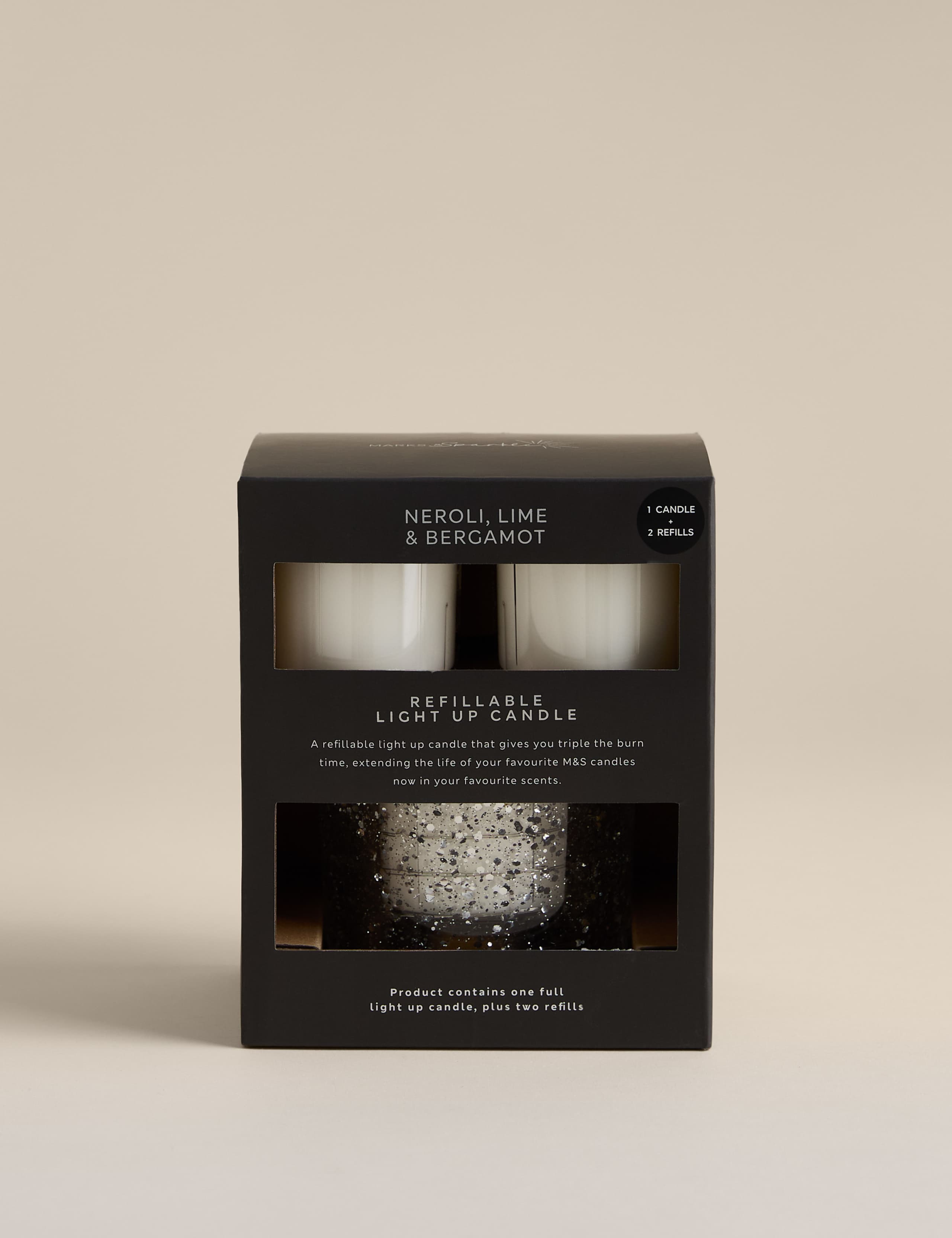 Neroli, Lime & Bergamot Light Up Candle & Refill Set 4 of 6
