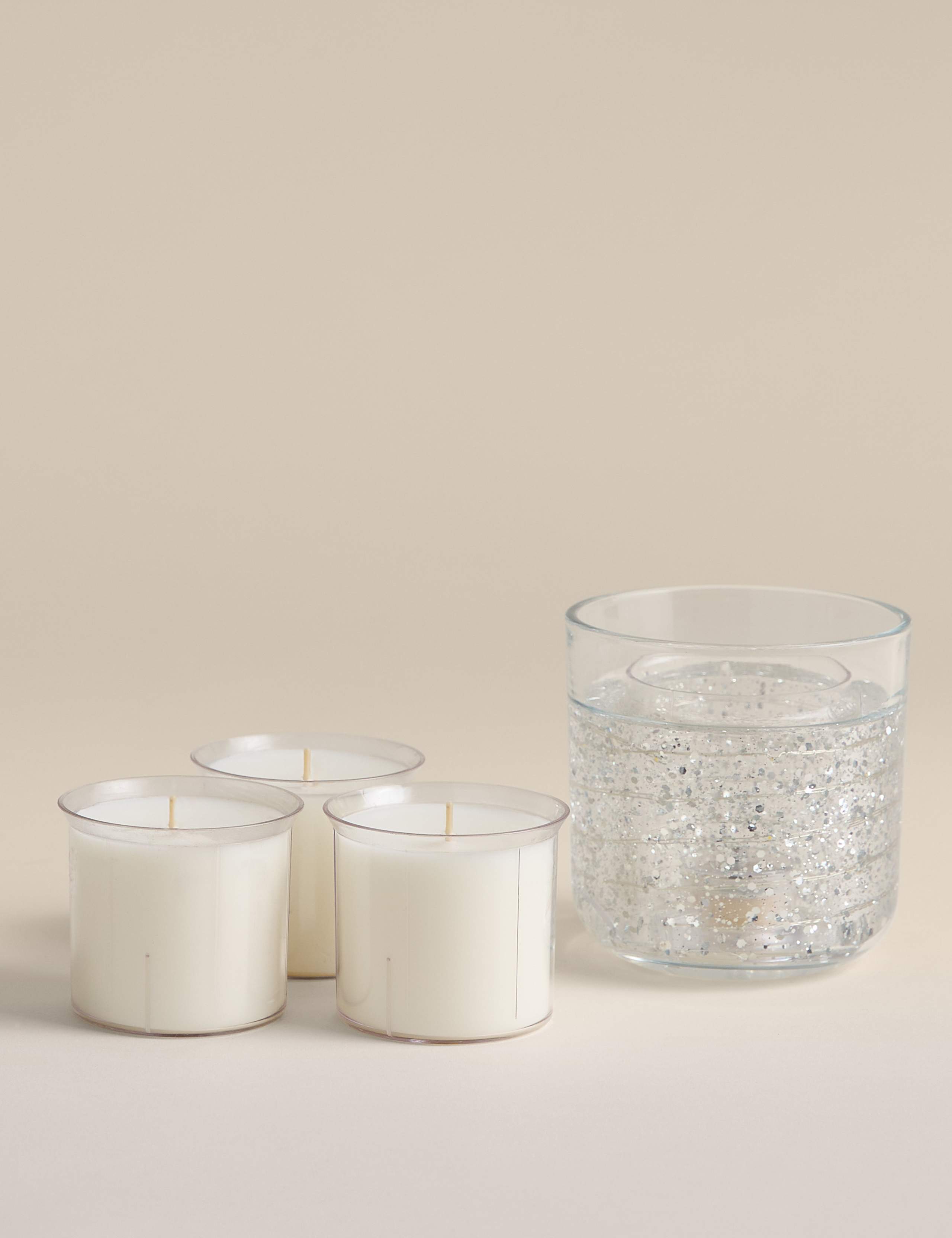 Neroli, Lime & Bergamot Light Up Candle & Refill Set 5 of 6