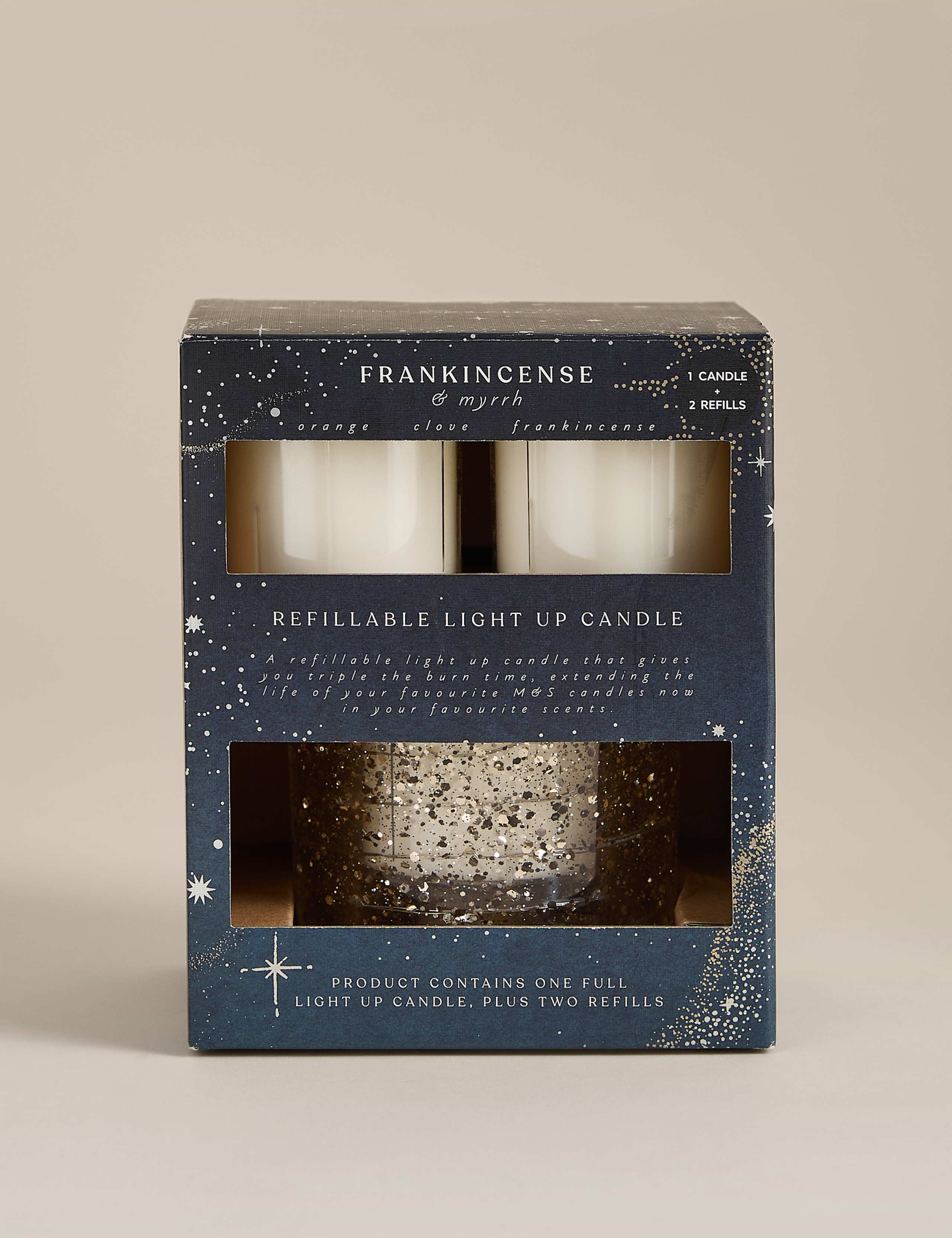 Frankincense & Myrrh Refillable Light Up Candle 3 of 6