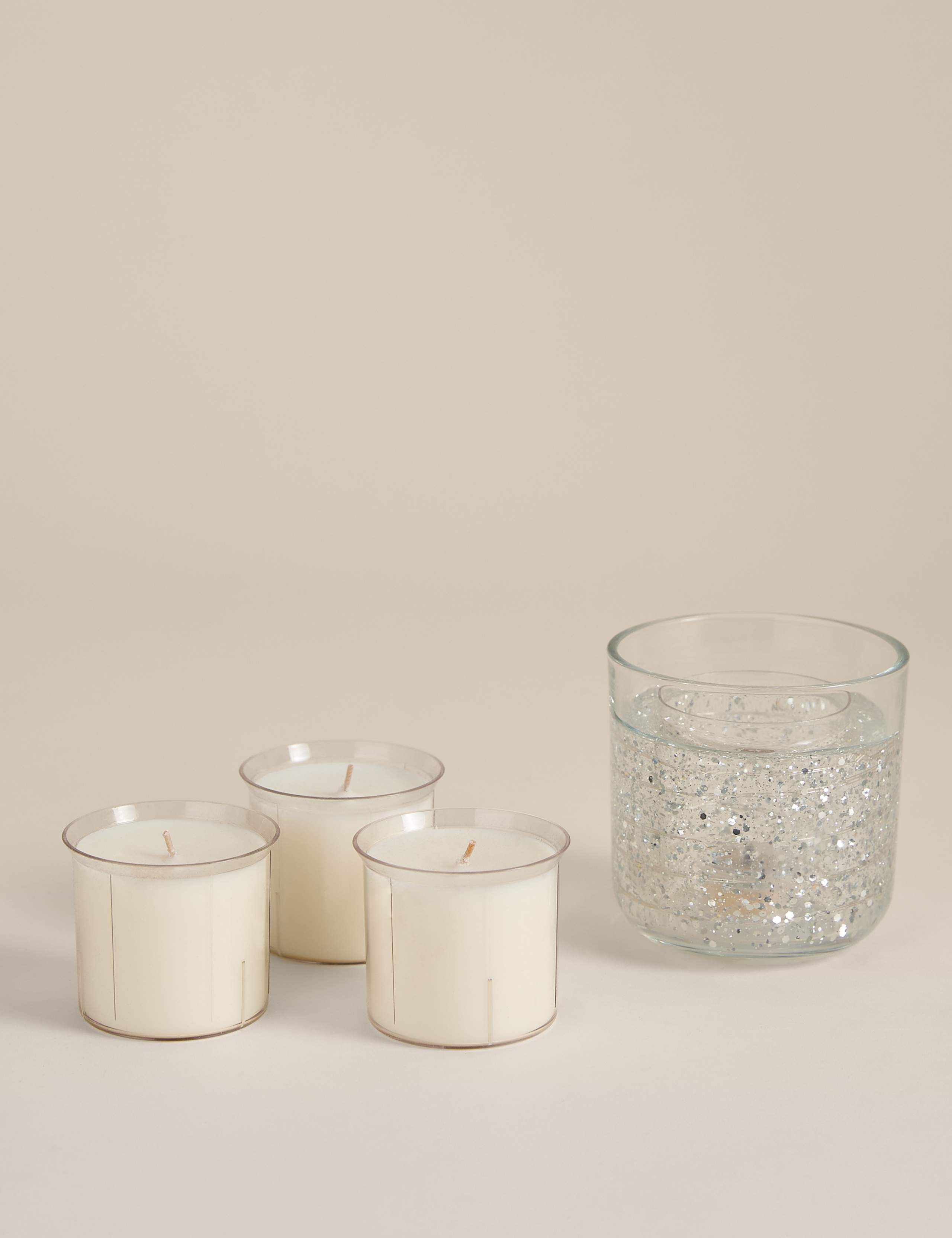 Winter Spice Light Up Candle & Refill Set 4 of 6