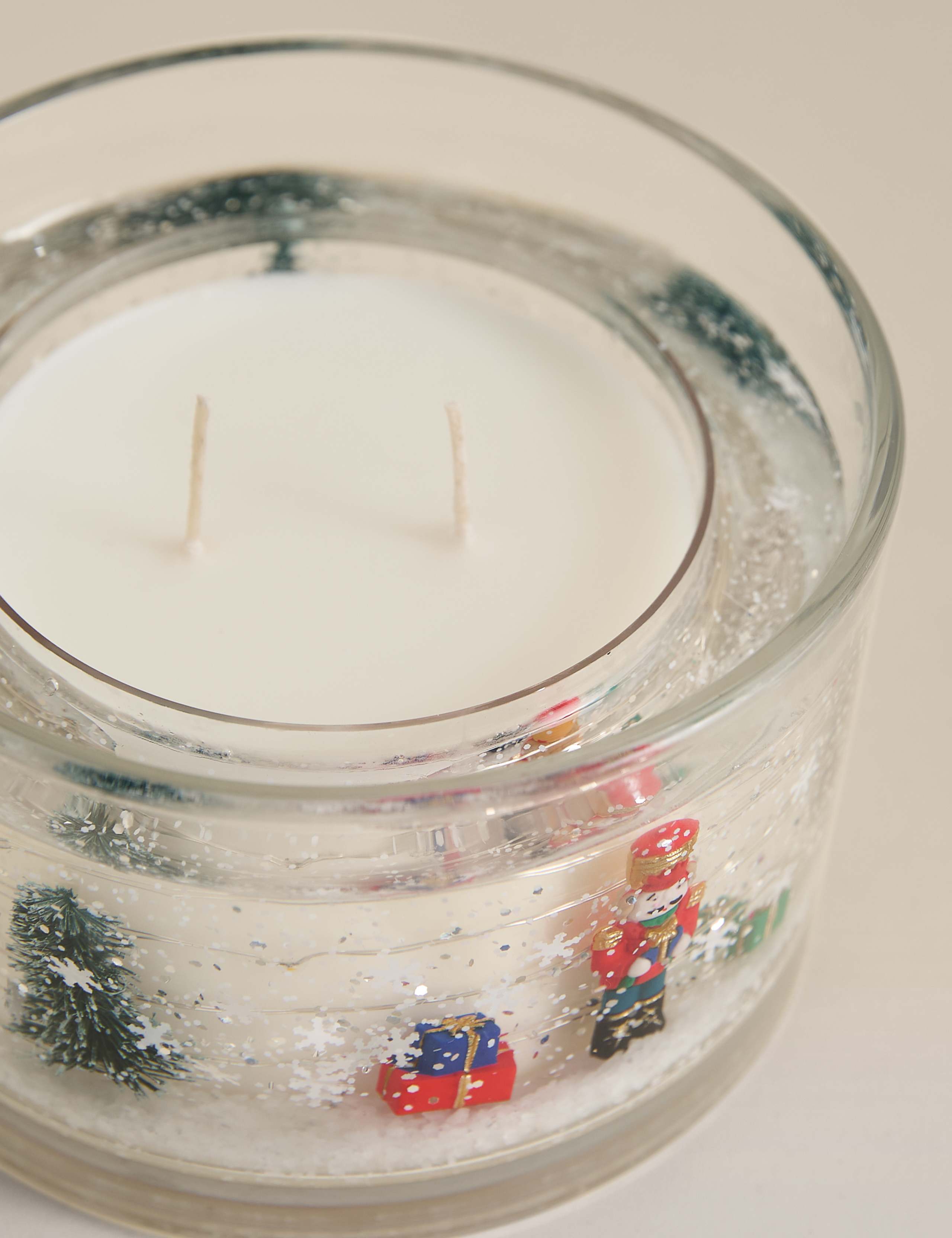 Nutcracker 2 Wick Light Up Scented Candle 3 of 4