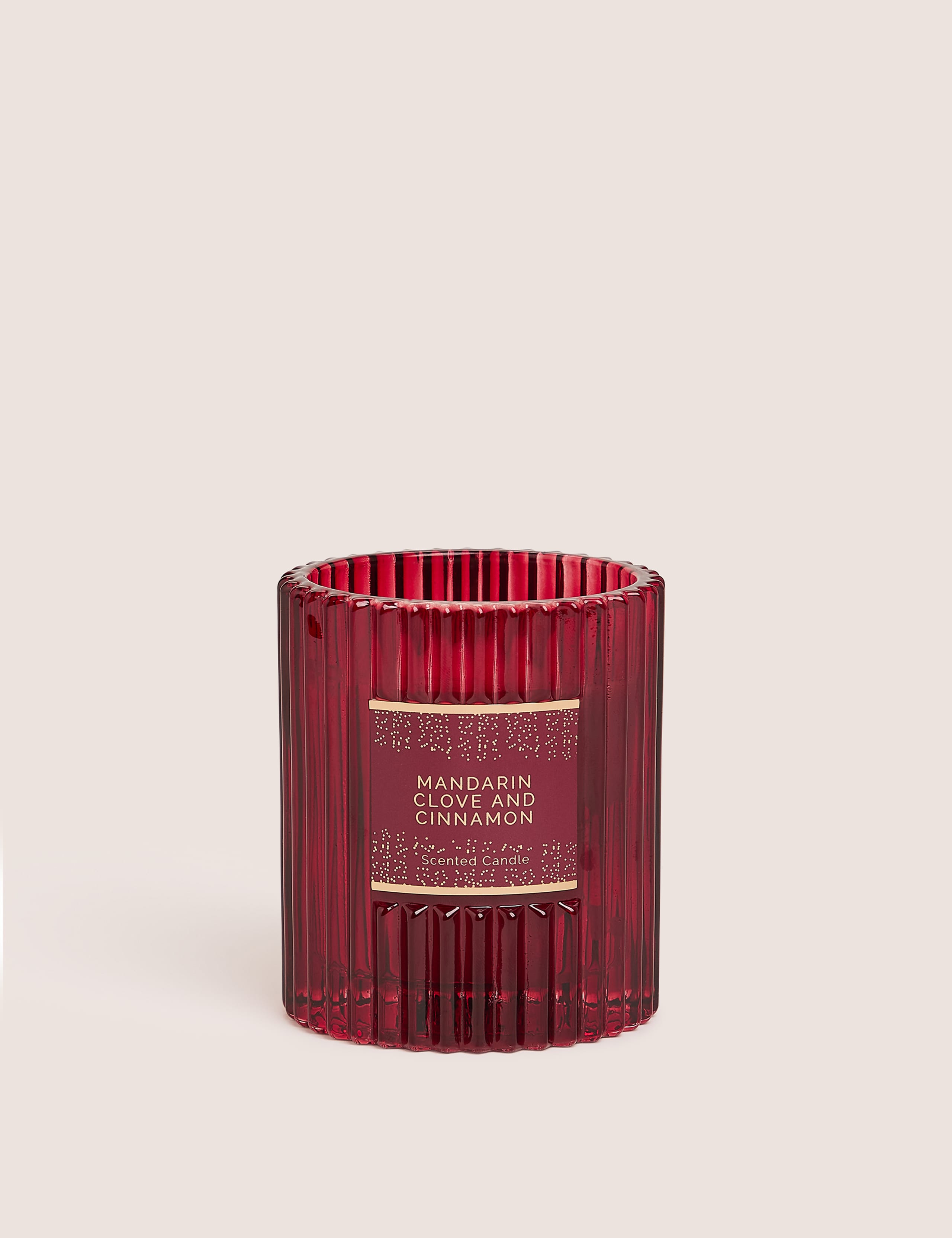 Mandarin Clove & Cinnamon Glass Candle 1 of 4